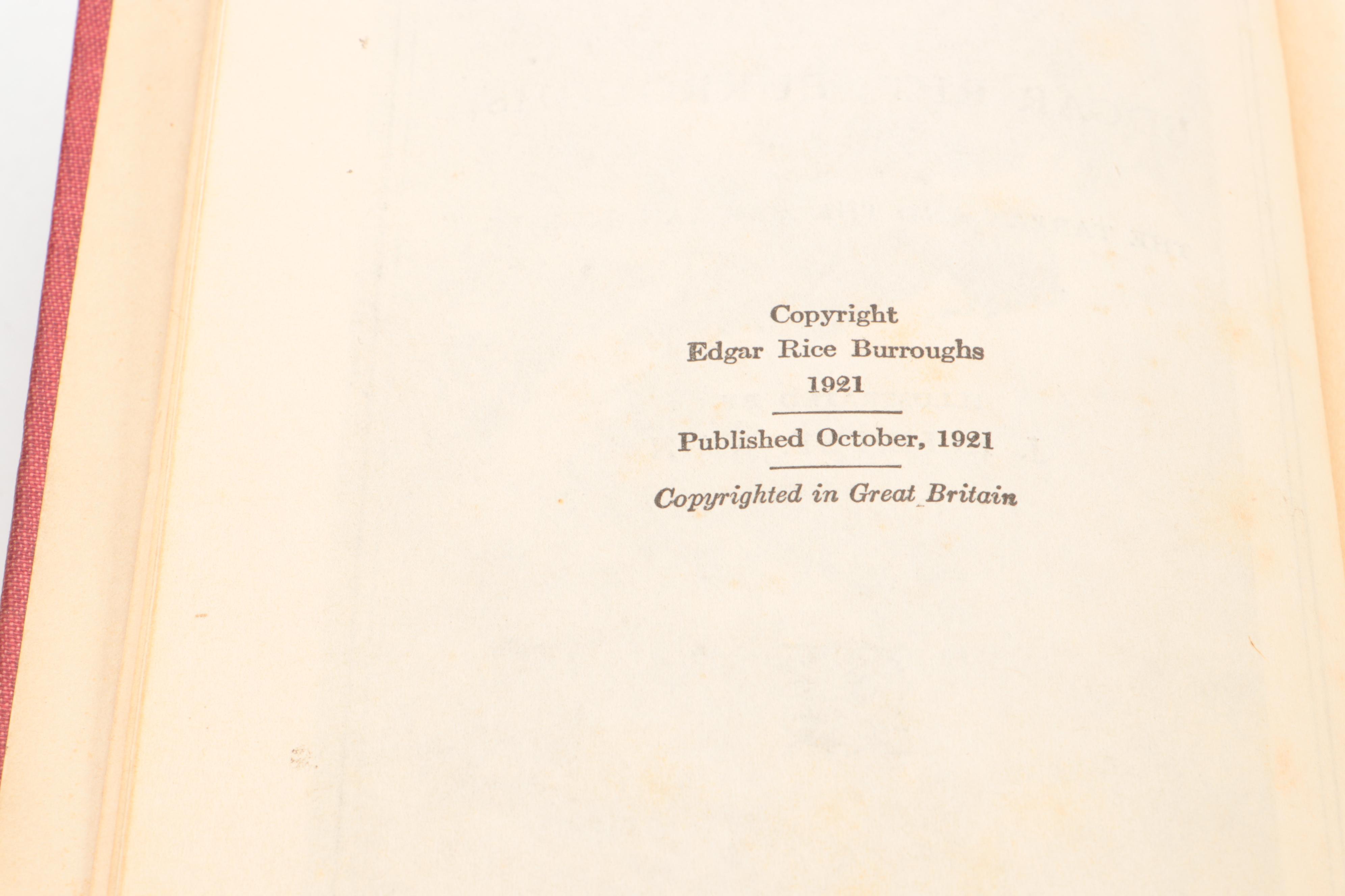 "The Bandit of Hell's Bend" and More Books by Edgar Rice Burroughs, 1920s