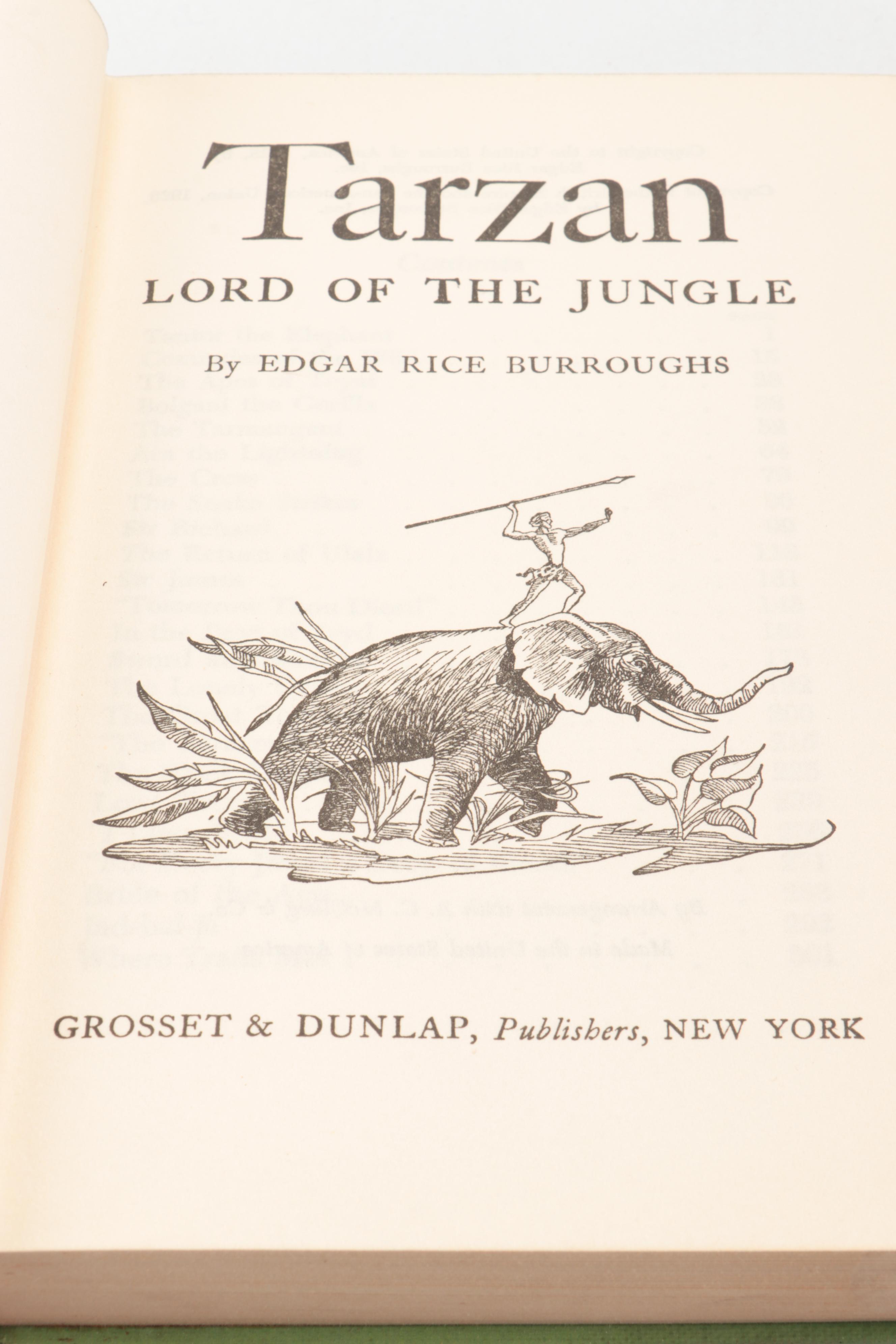 "The Bandit of Hell's Bend" and More Books by Edgar Rice Burroughs, 1920s