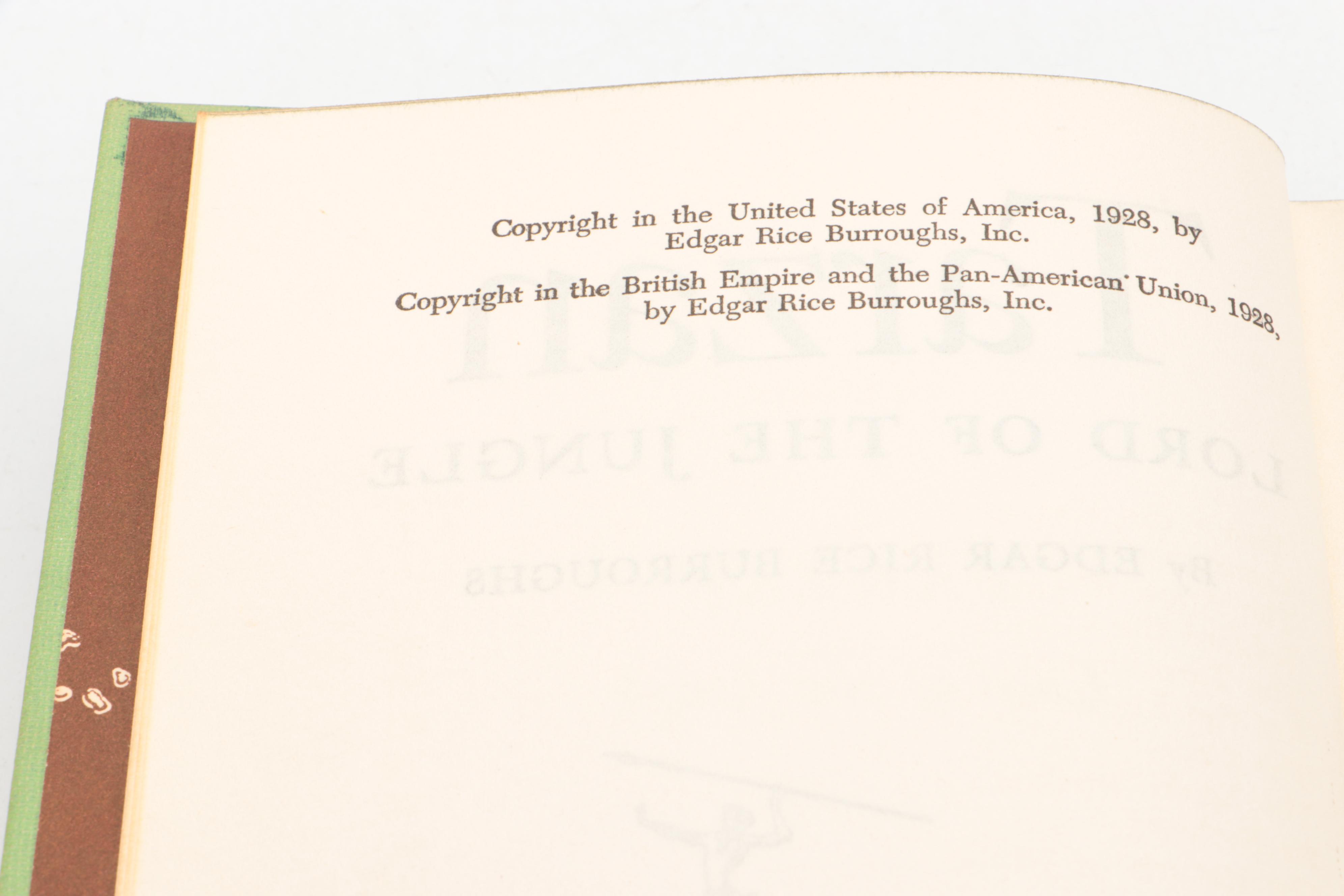 "The Bandit of Hell's Bend" and More Books by Edgar Rice Burroughs, 1920s