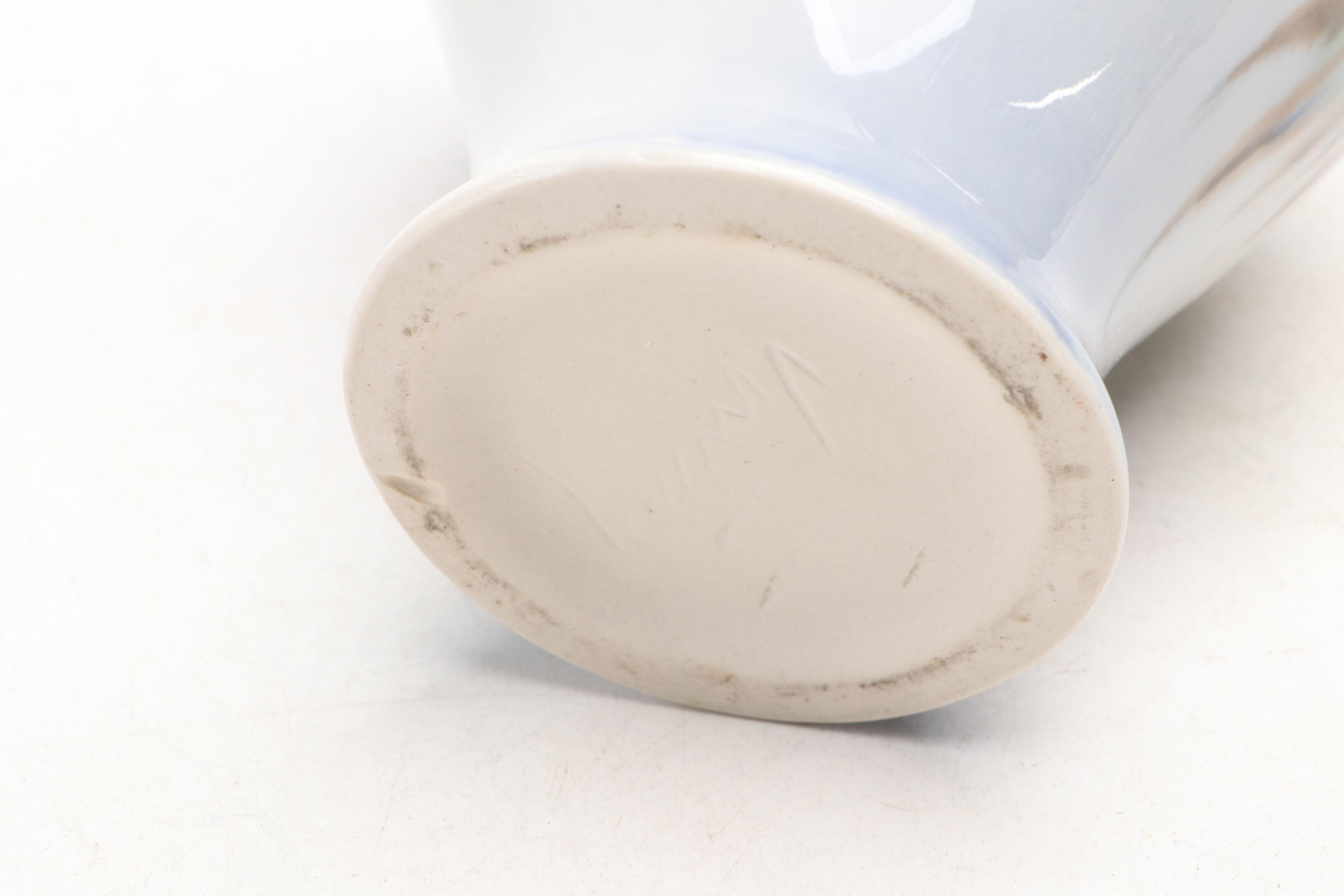 Francis Joseph Von Tury with Other Art Pottery Vase and Scandinavian Tine Box