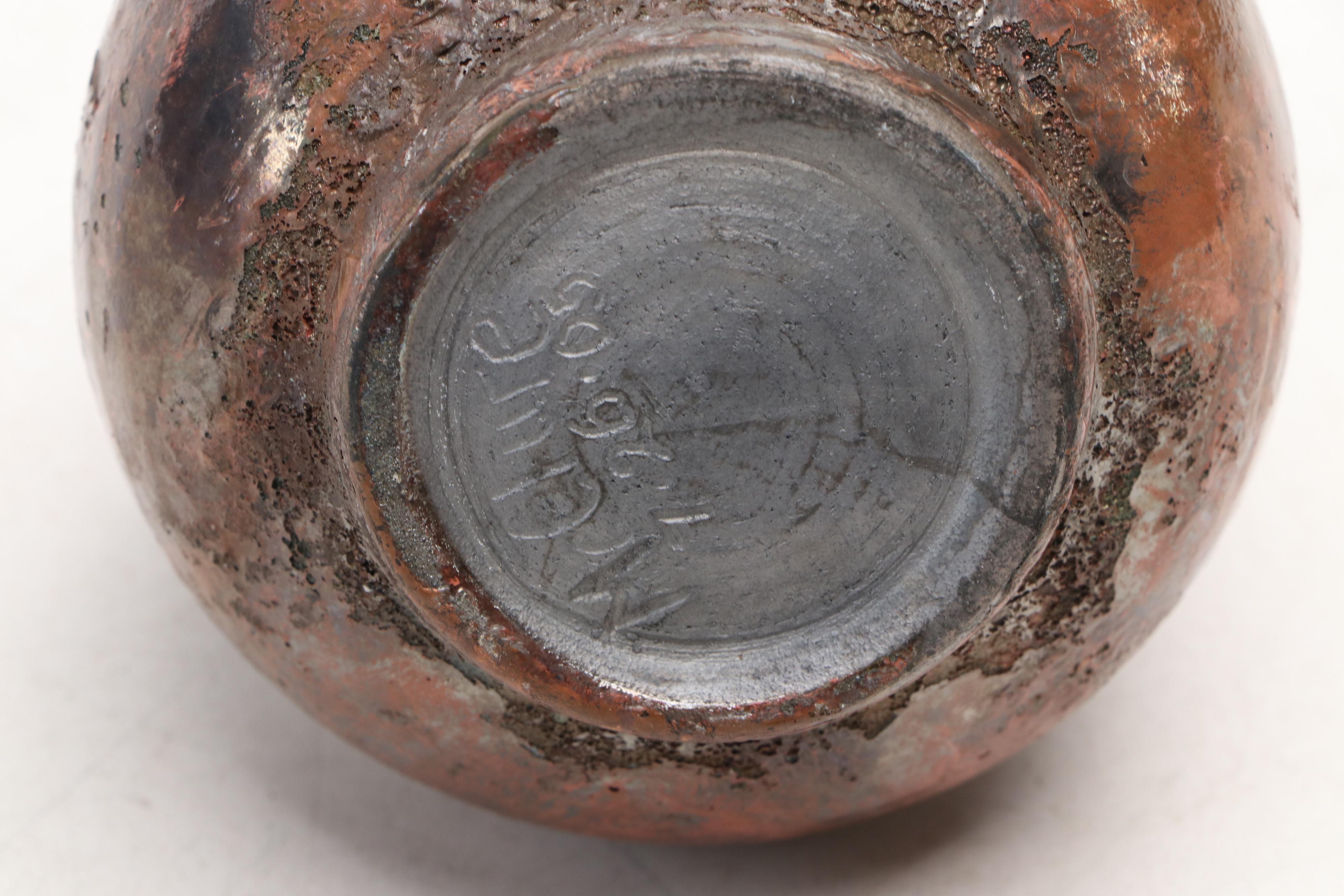 Francis Joseph Von Tury with Other Art Pottery Vase and Scandinavian Tine Box