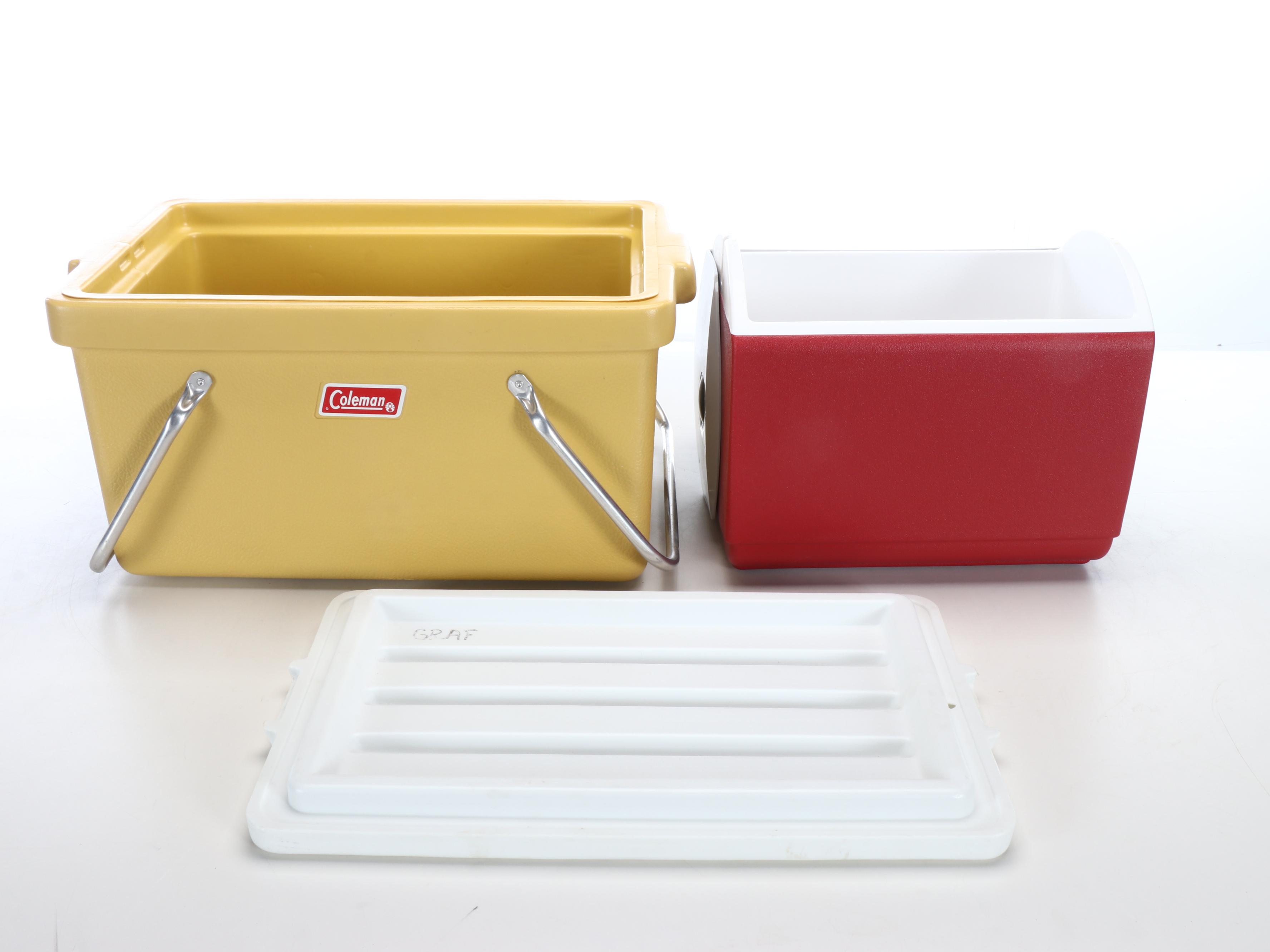 Coleman and Igloo Playmate Coolers