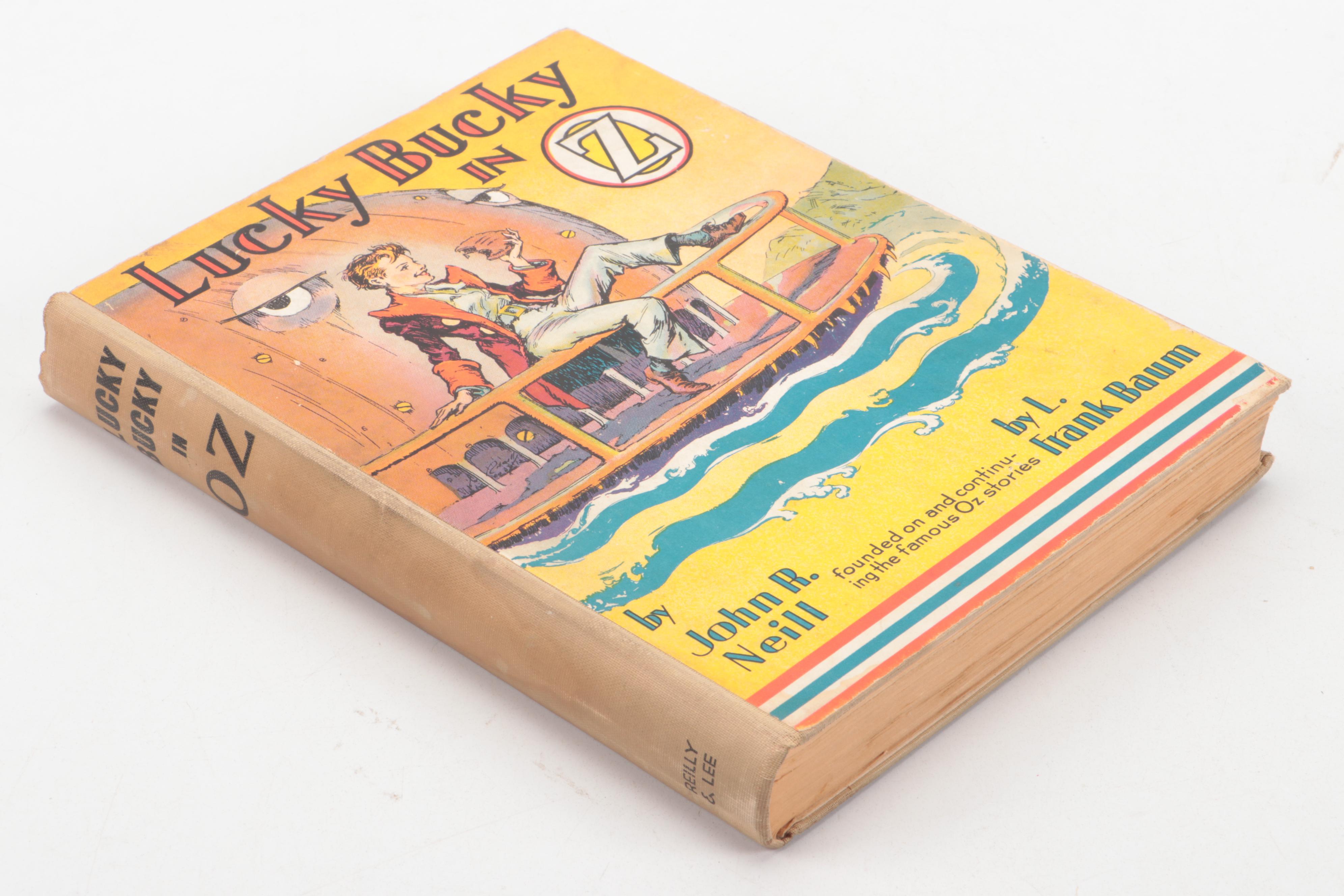 John R. Neill Illustrated "Lucky Bucky in Oz" by John R. Neill, circa 1946