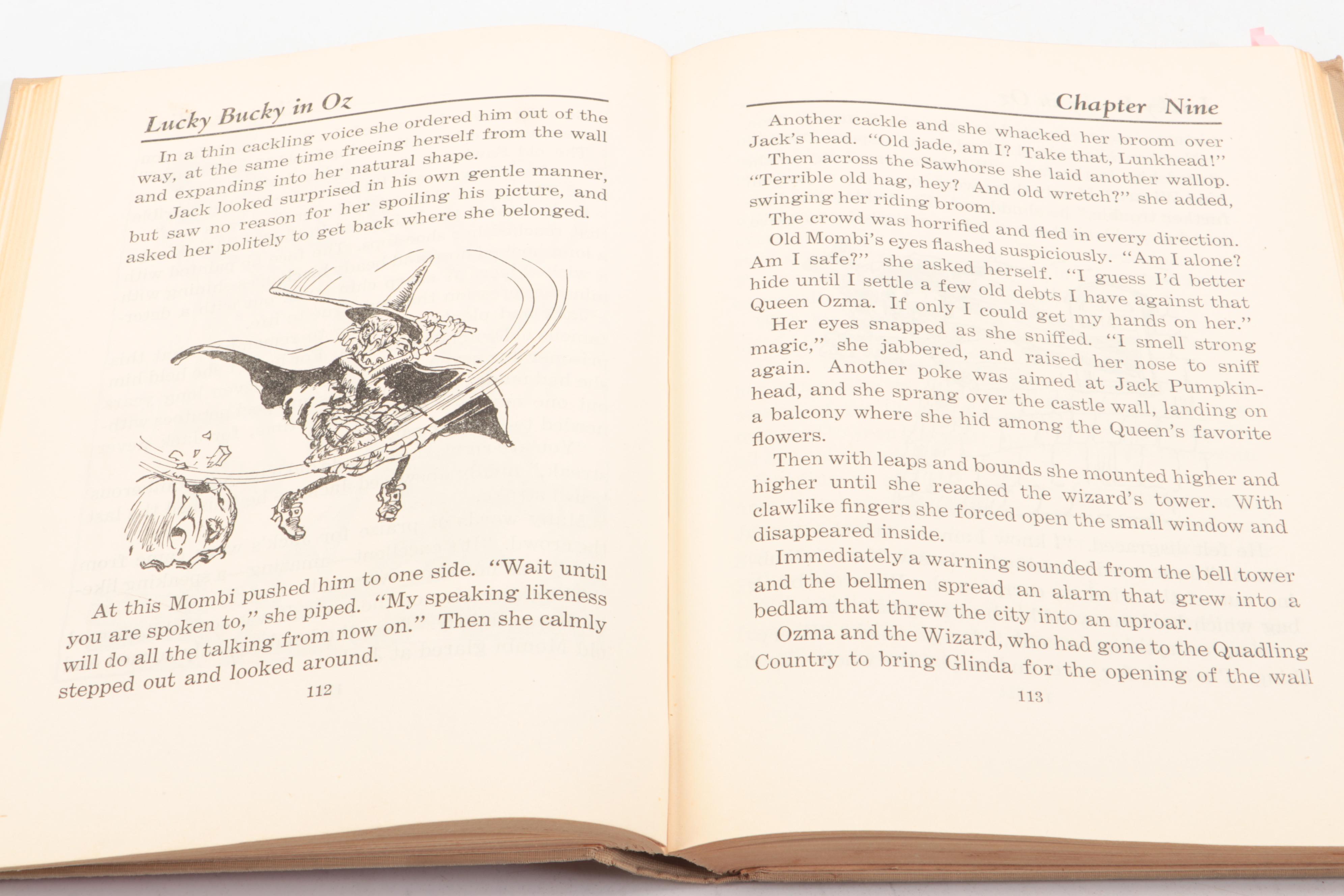 John R. Neill Illustrated "Lucky Bucky in Oz" by John R. Neill, circa 1946