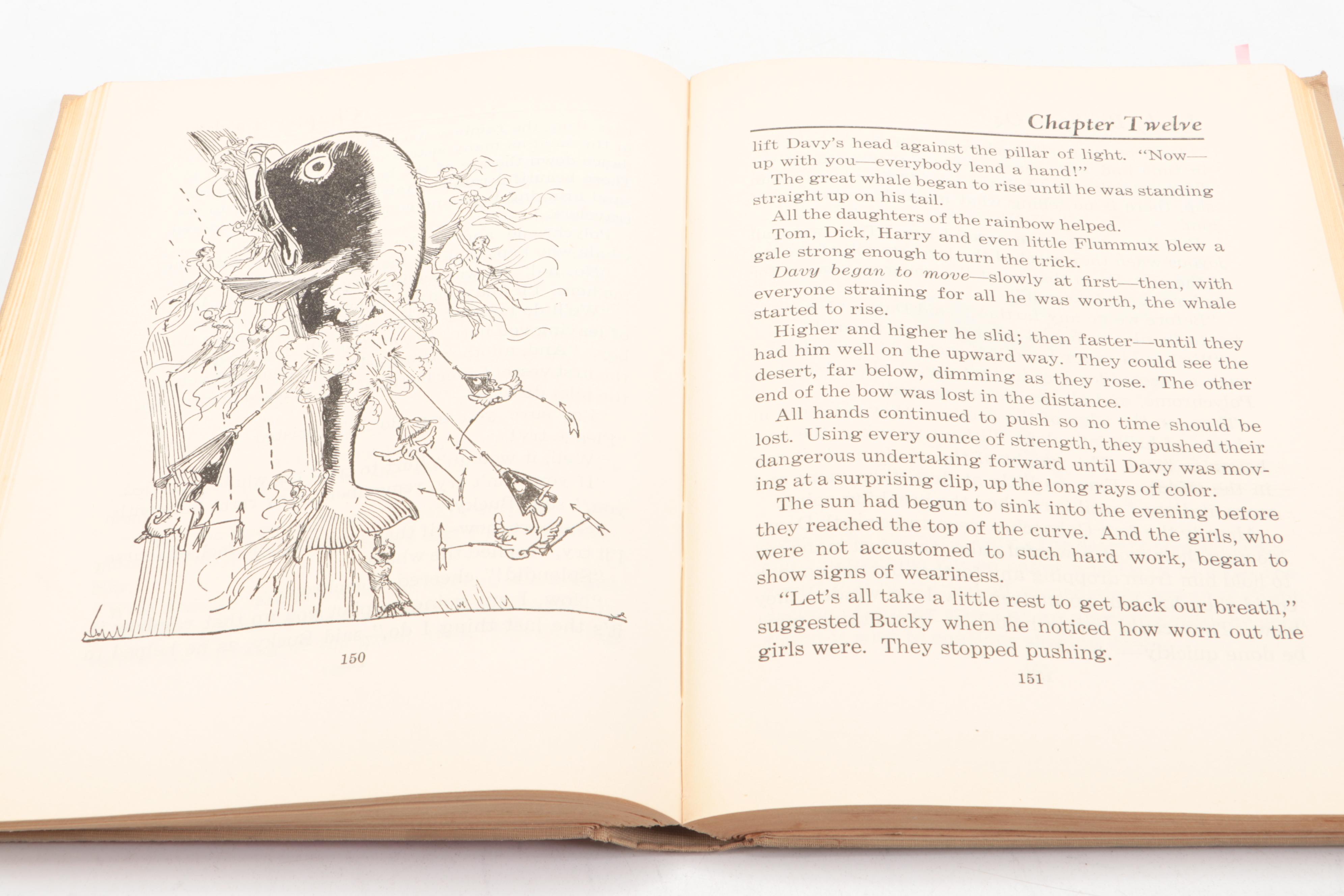 John R. Neill Illustrated "Lucky Bucky in Oz" by John R. Neill, circa 1946