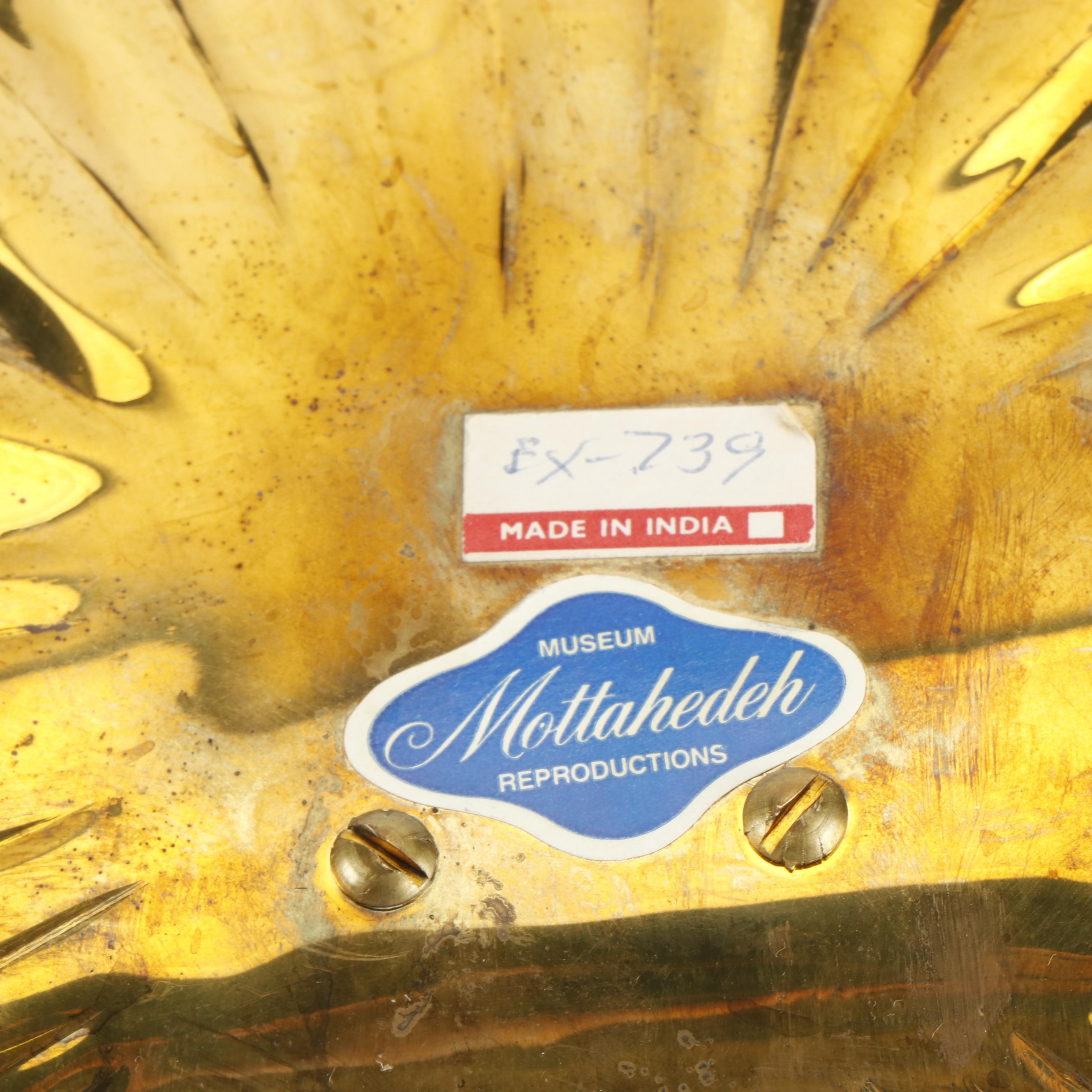 Pair of Mottahedeh Adams Style Brass Candle Wall Sconces