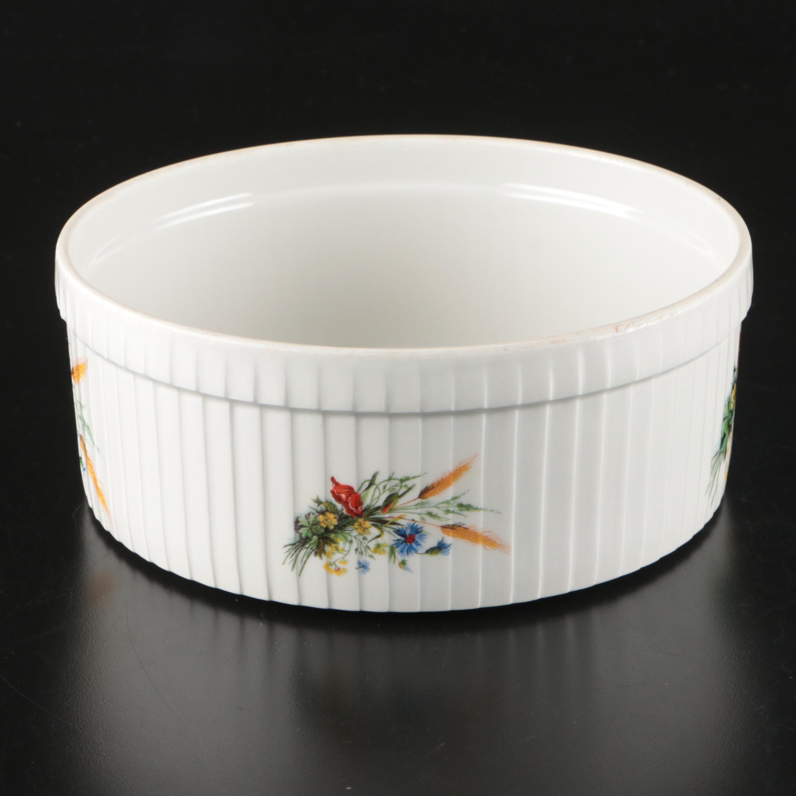 Schumman-Bavaria Porcelain Salad Plates with Hoan Baking Dish