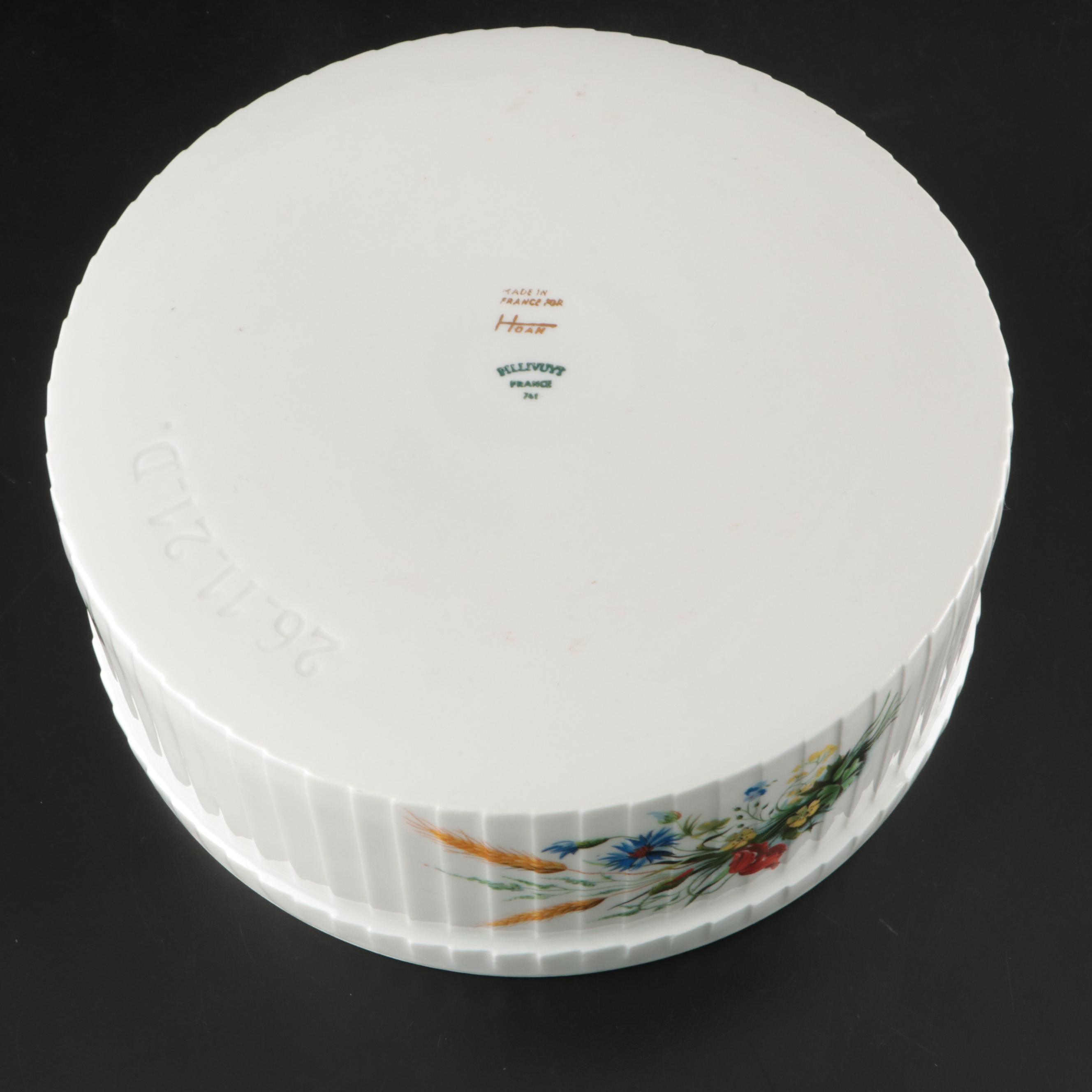 Schumman-Bavaria Porcelain Salad Plates with Hoan Baking Dish