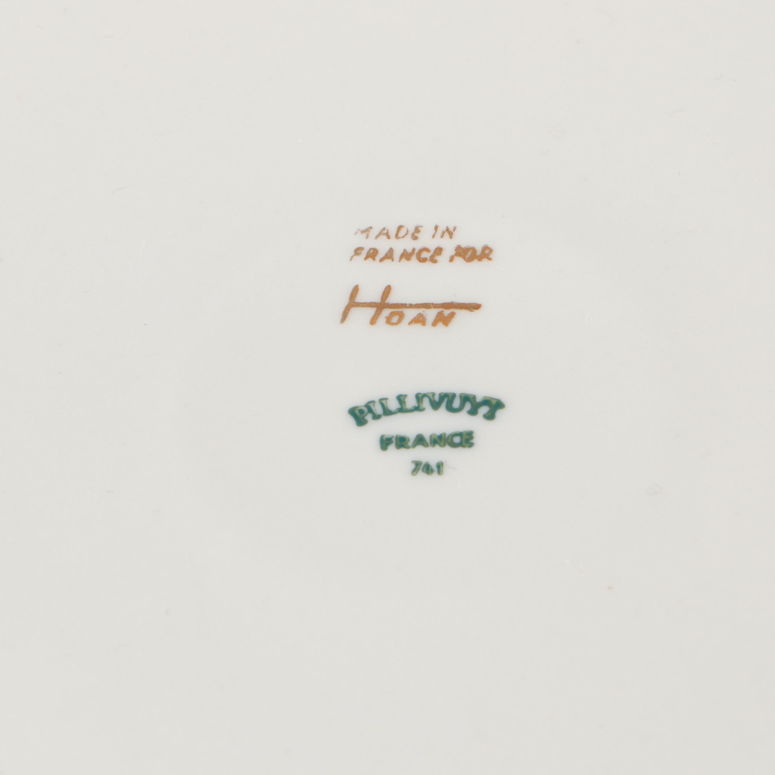 Schumman-Bavaria Porcelain Salad Plates with Hoan Baking Dish