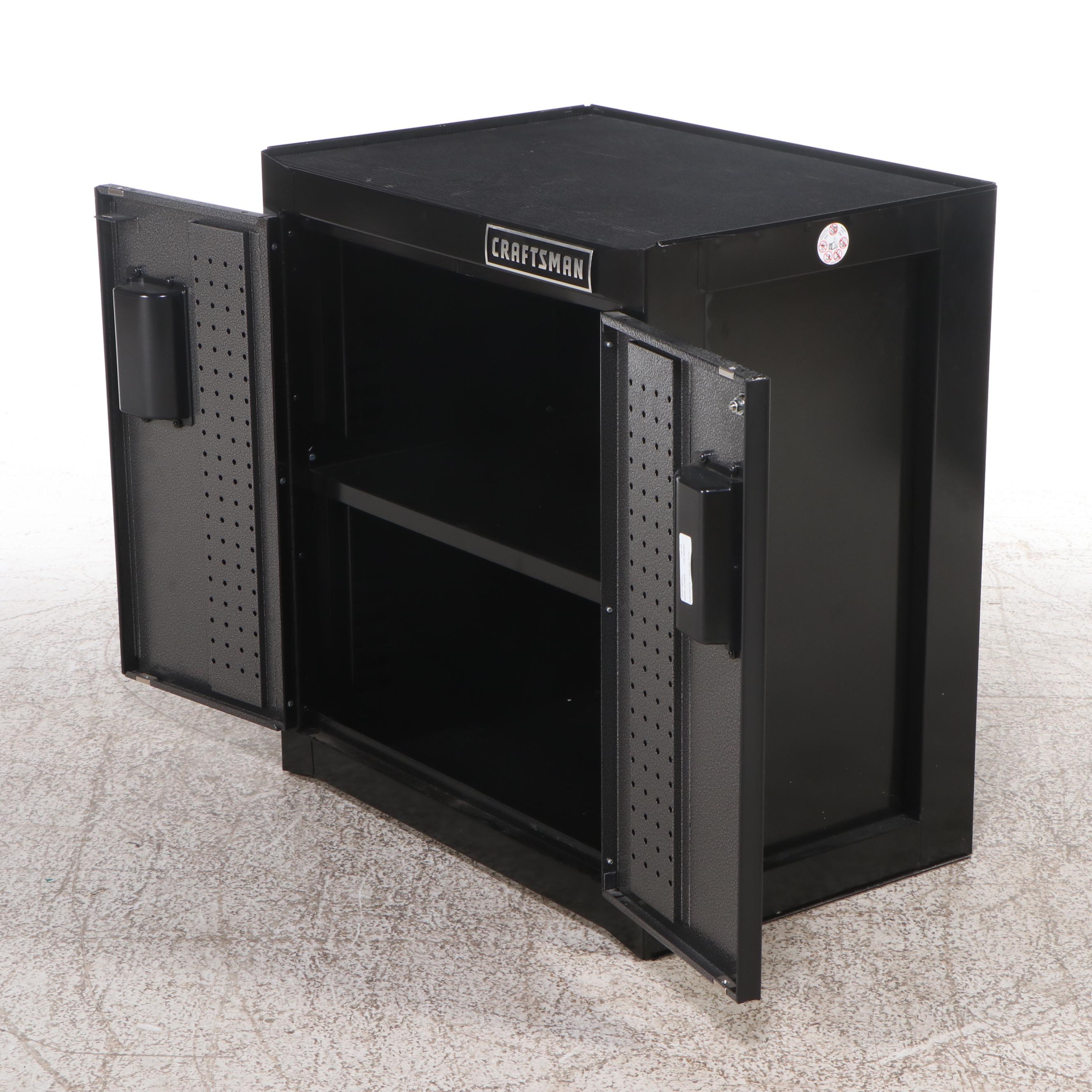 Pair of Craftsman Model 706466360 Stacking Tool Cabinets