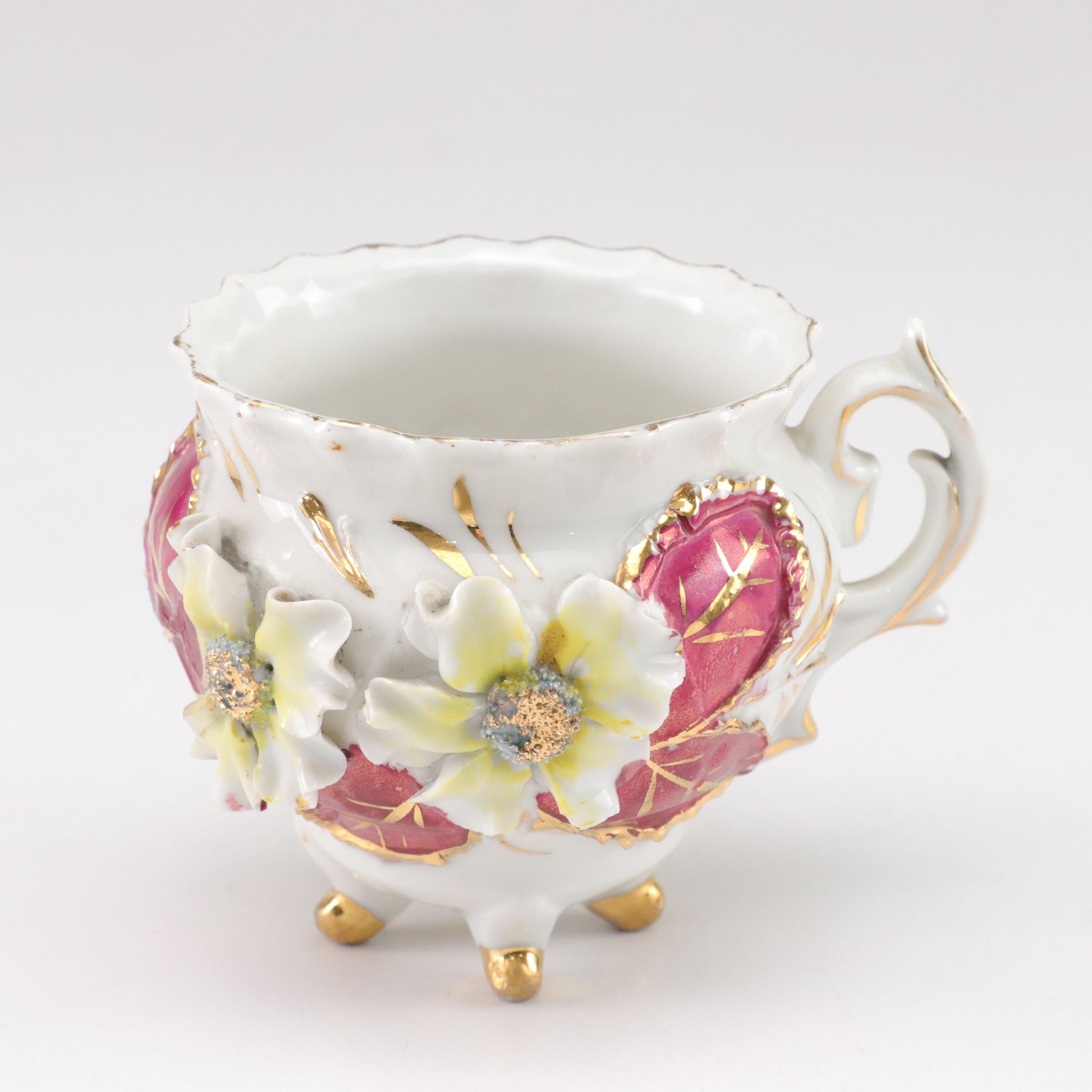 German Gilt Porcelain Sugar Bowls & More, Early to Mid-20th C.