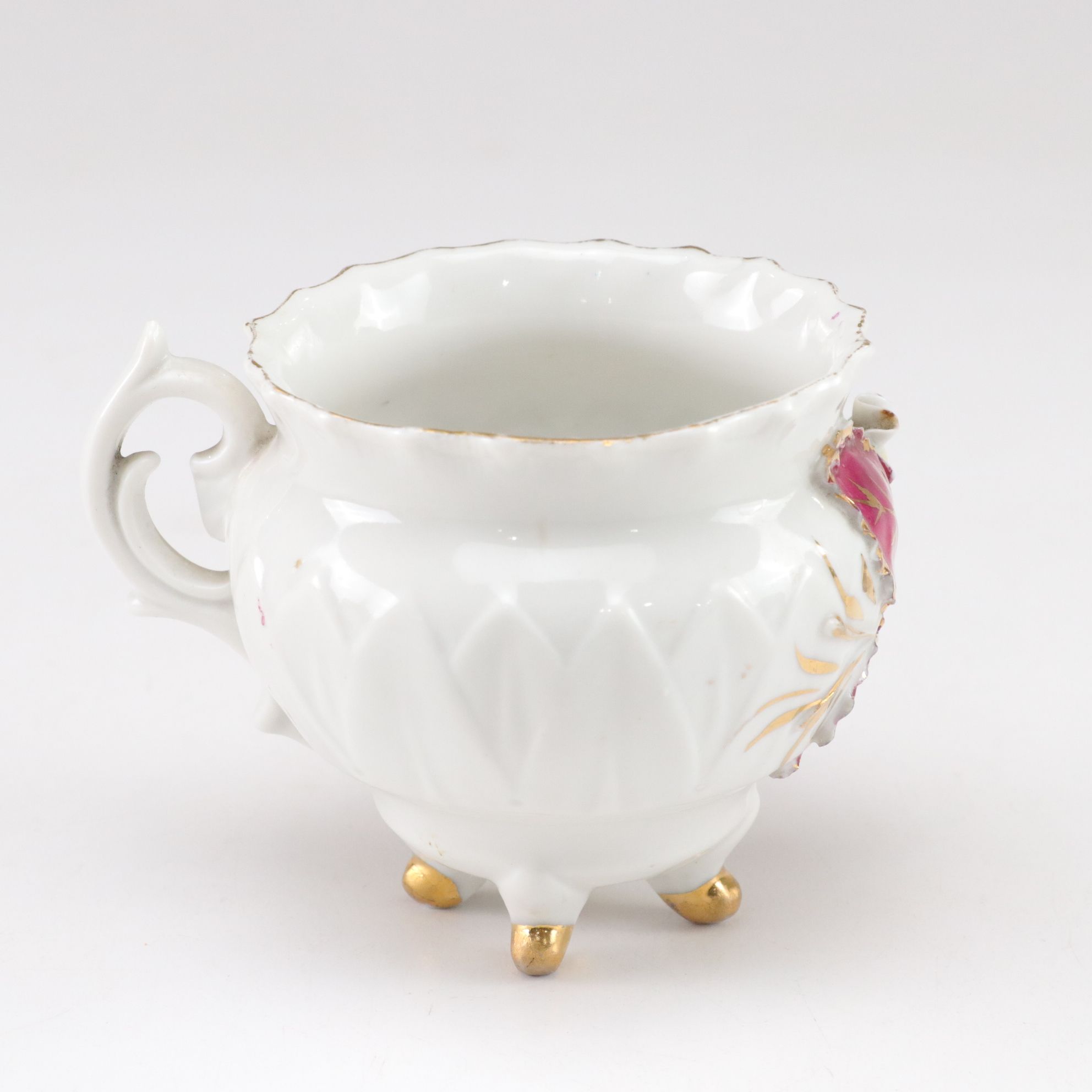German Gilt Porcelain Sugar Bowls & More, Early to Mid-20th C.