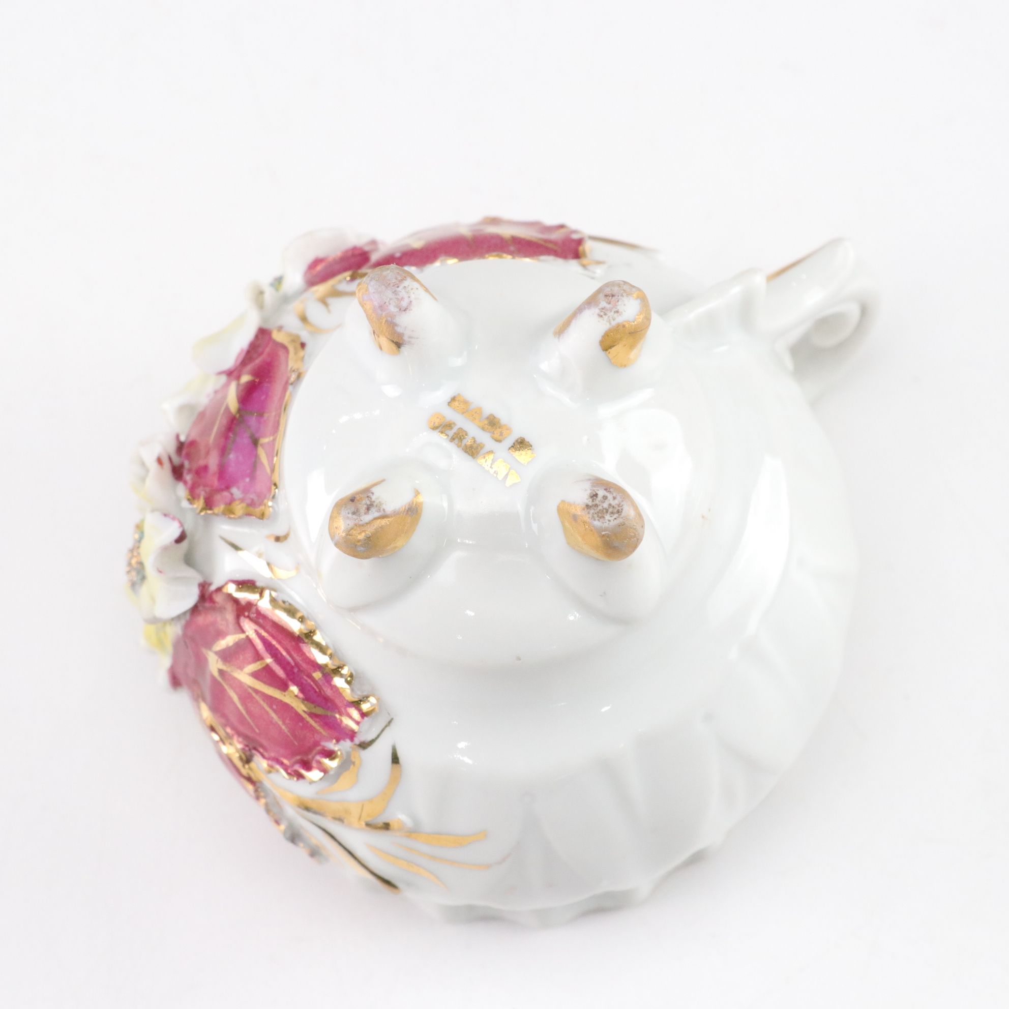 German Gilt Porcelain Sugar Bowls & More, Early to Mid-20th C.