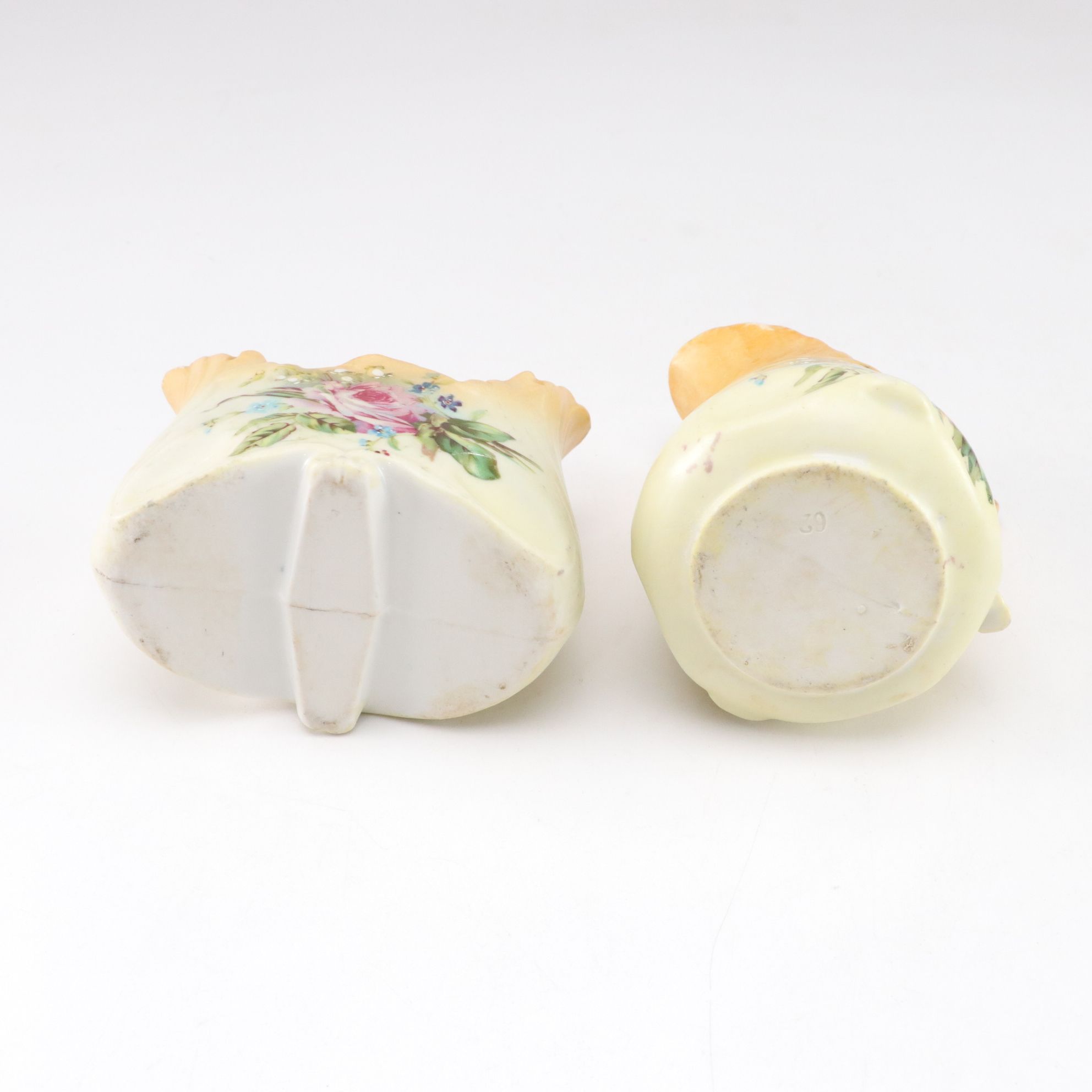 German Gilt Porcelain Sugar Bowls & More, Early to Mid-20th C.