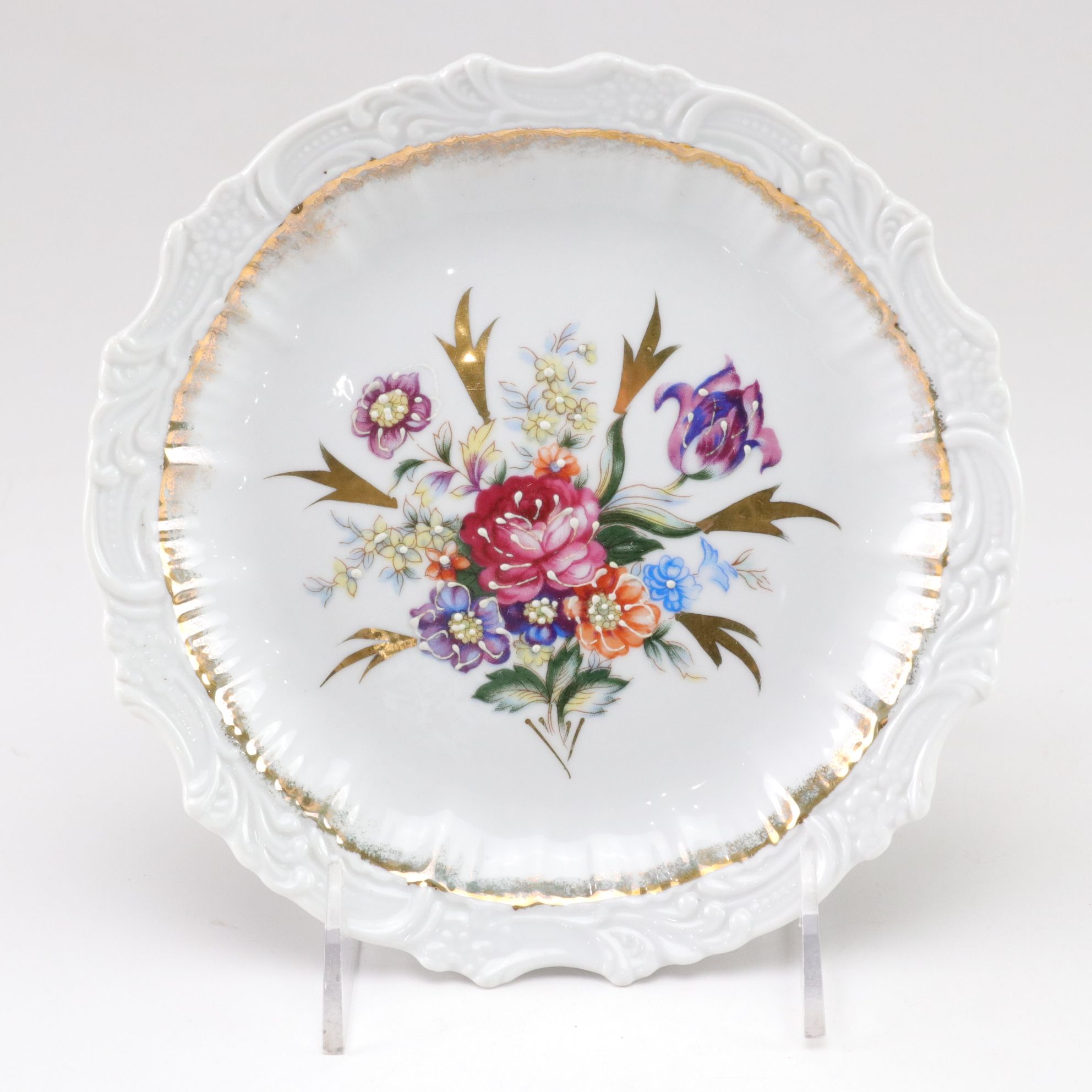 German Gilt Porcelain Sugar Bowls & More, Early to Mid-20th C.