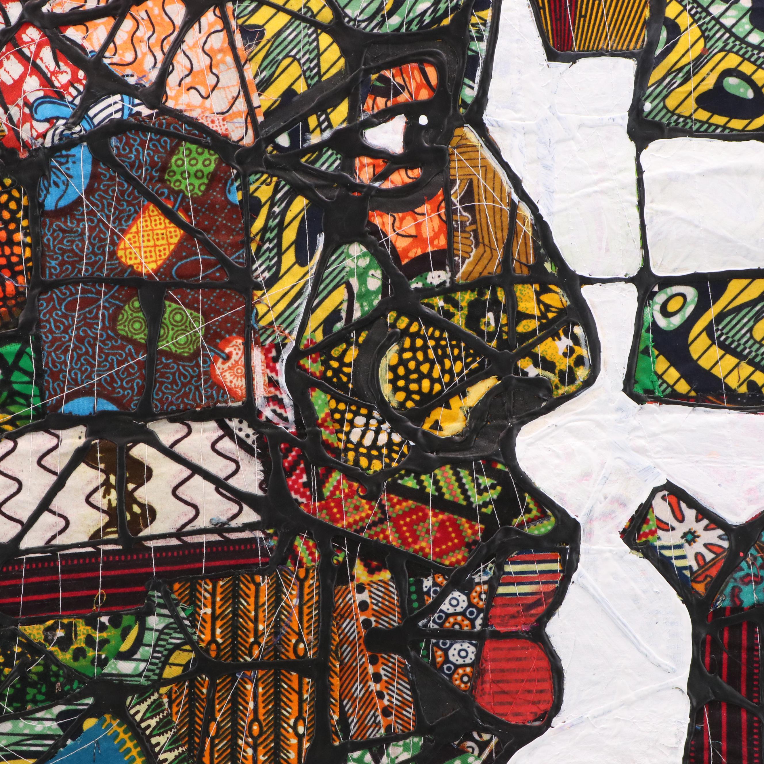 Abiola Idowu Stylized Collage Portrait "You Are Beautiful," 2023