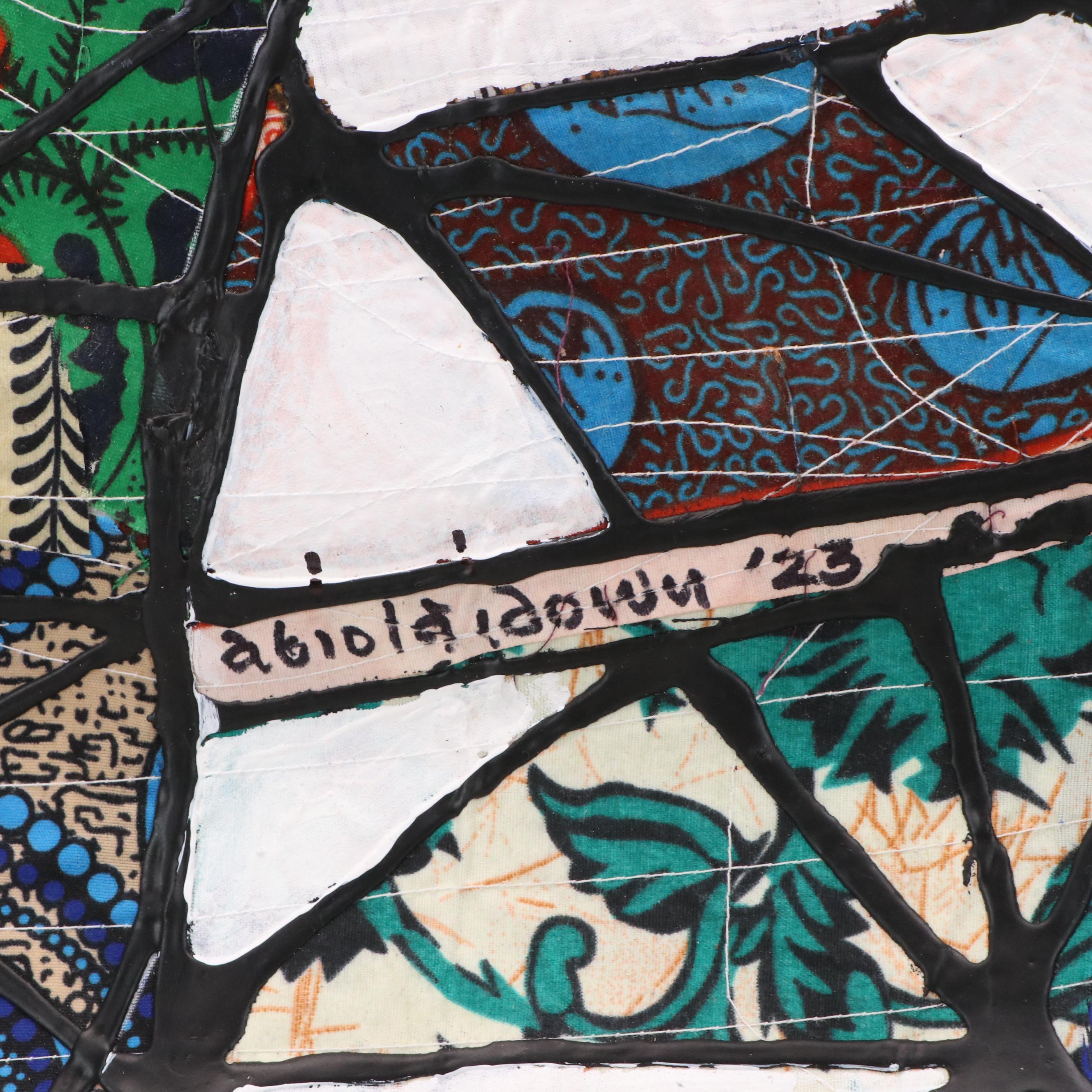 Abiola Idowu Stylized Collage Portrait "You Are Beautiful," 2023