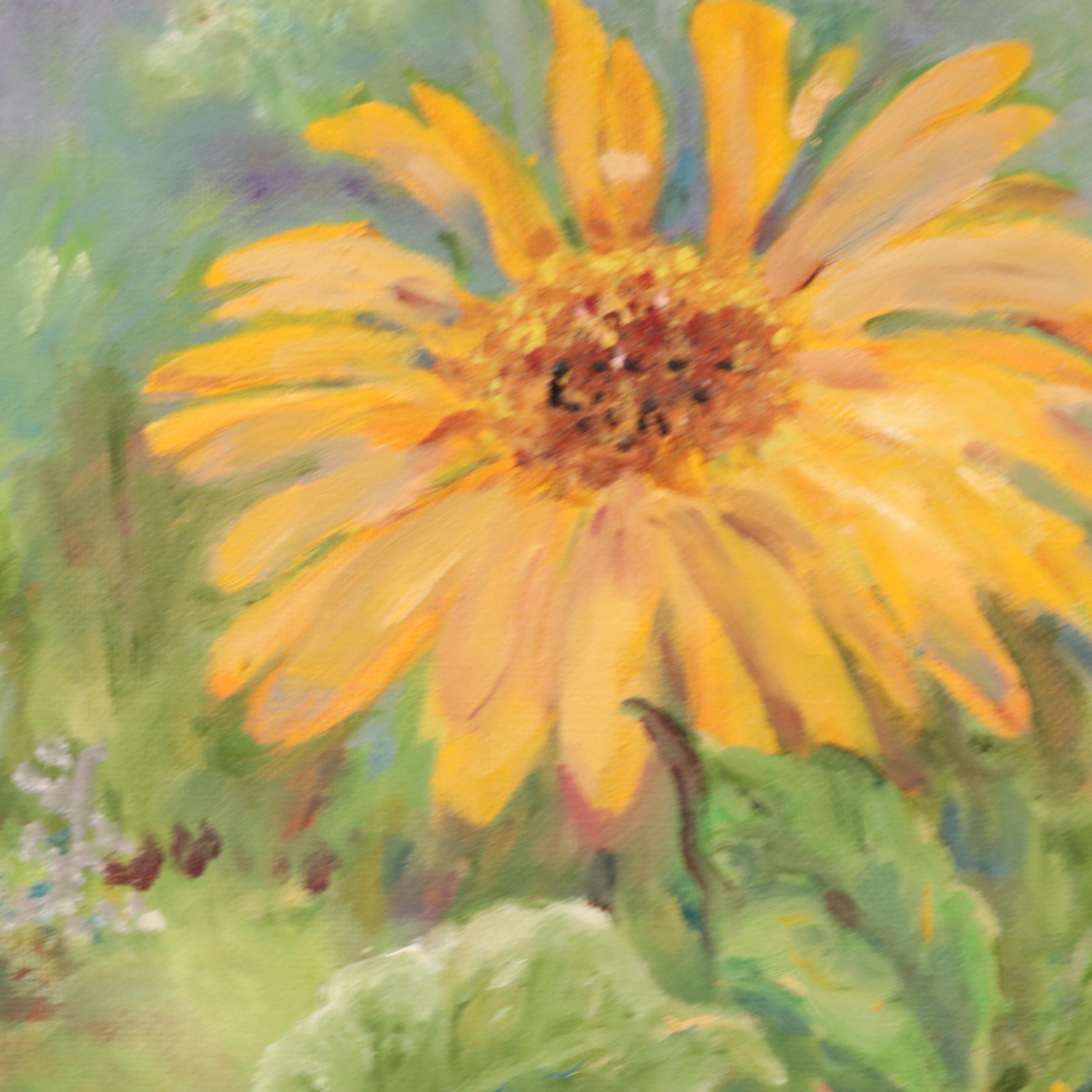 Sue Ernest Garden Oil Painting