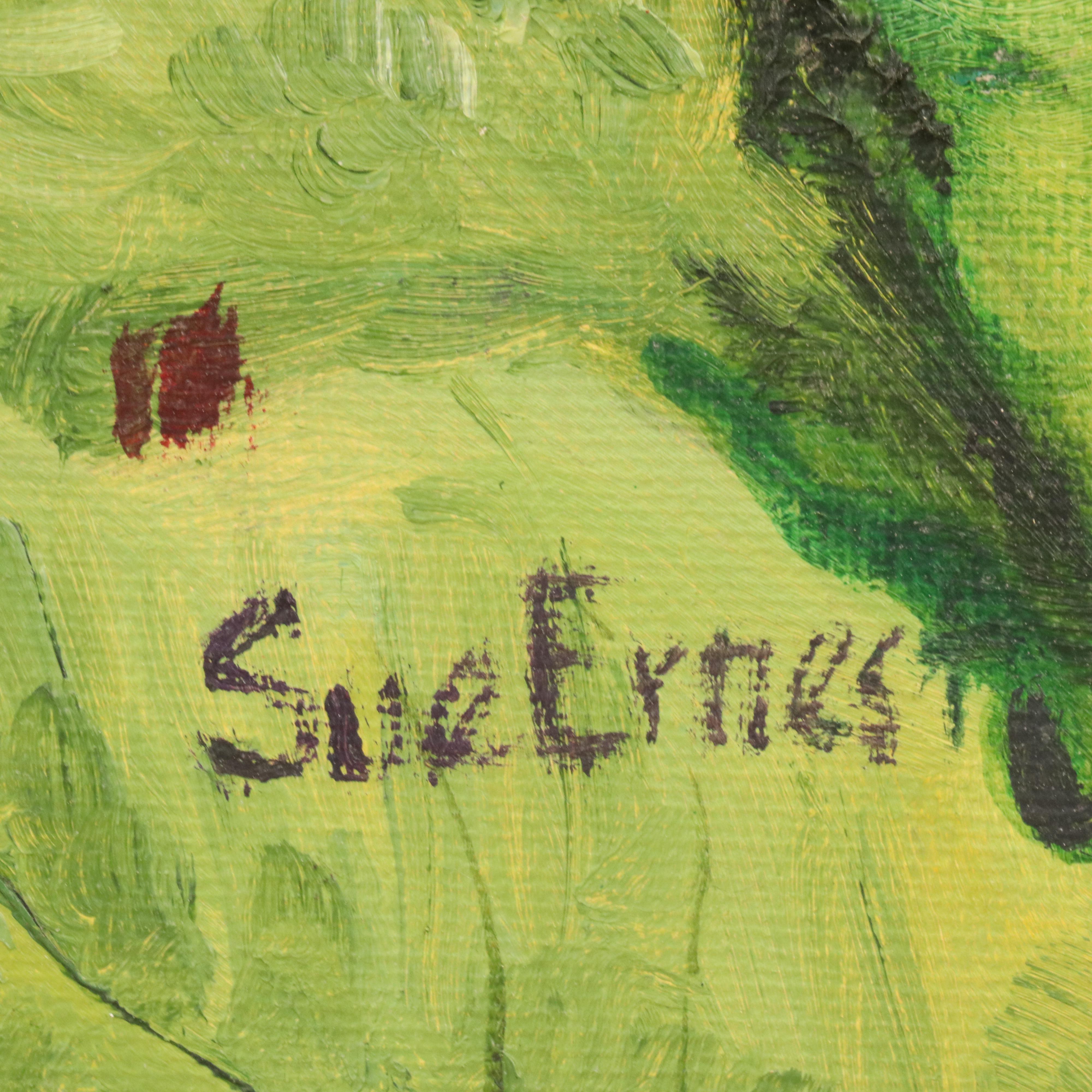 Sue Ernest Garden Oil Painting