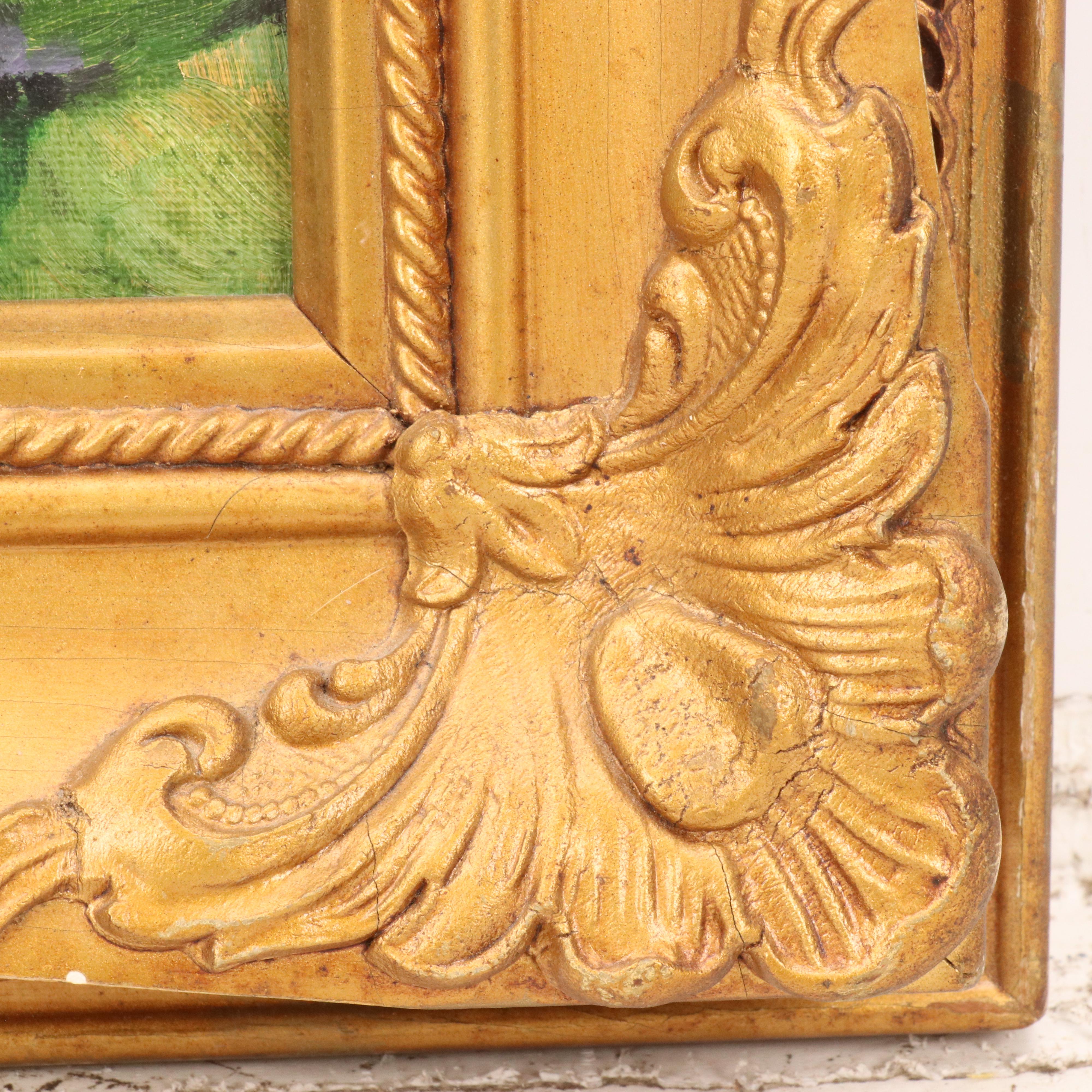 Sue Ernest Garden Oil Painting