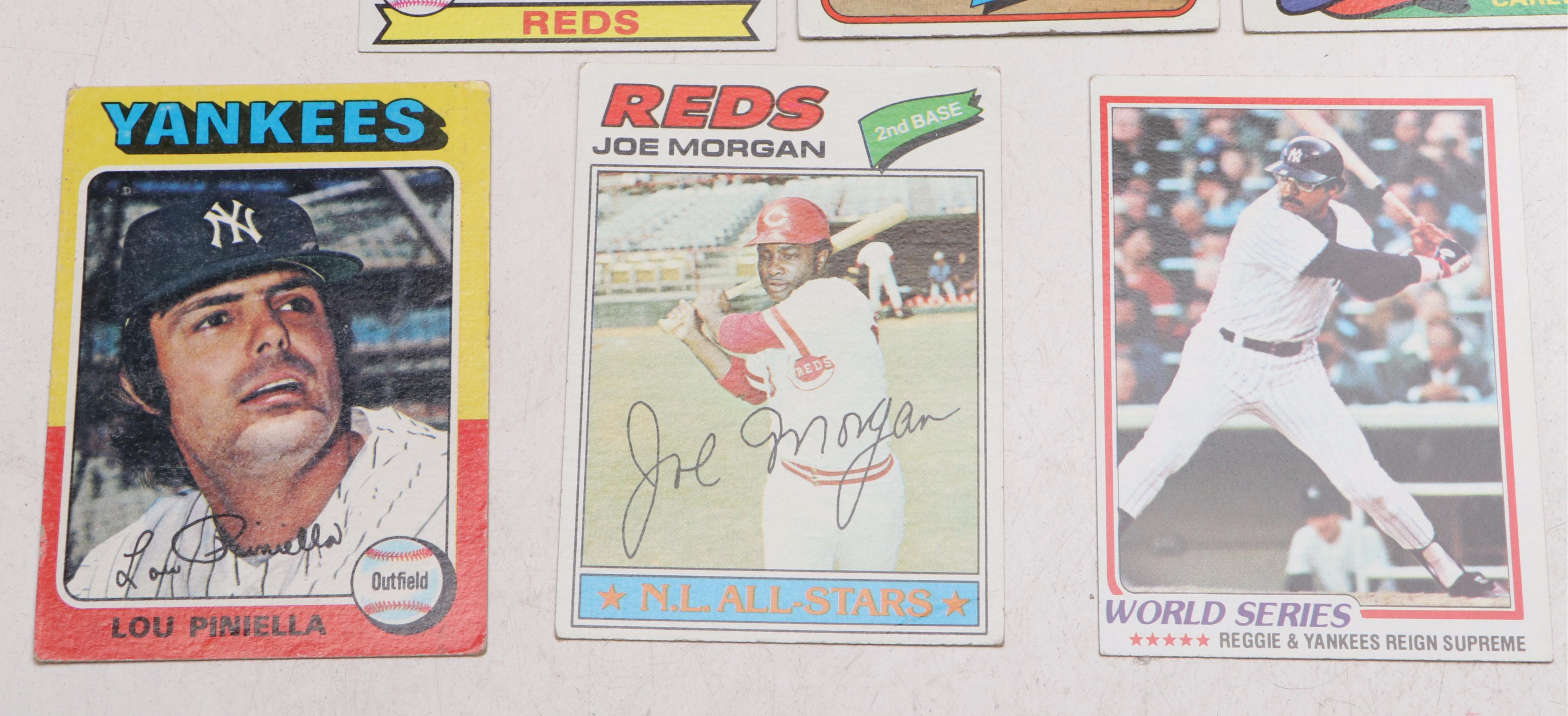 Topps with Other Baseball Card Featuring Rickey Henderson & Kirk Gibson Rookies