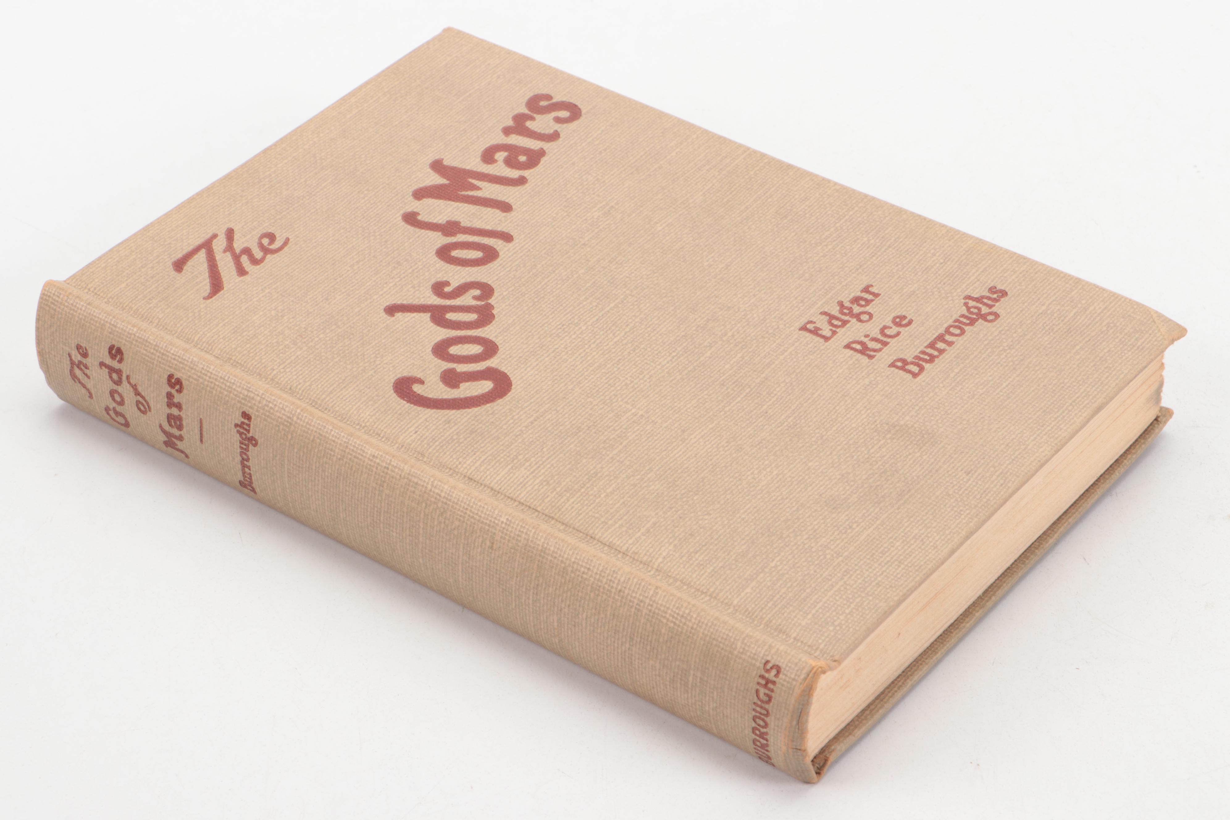 "A Princess of Mars" and More Books by Edgar Rice Burroughs, Mid-20th Century