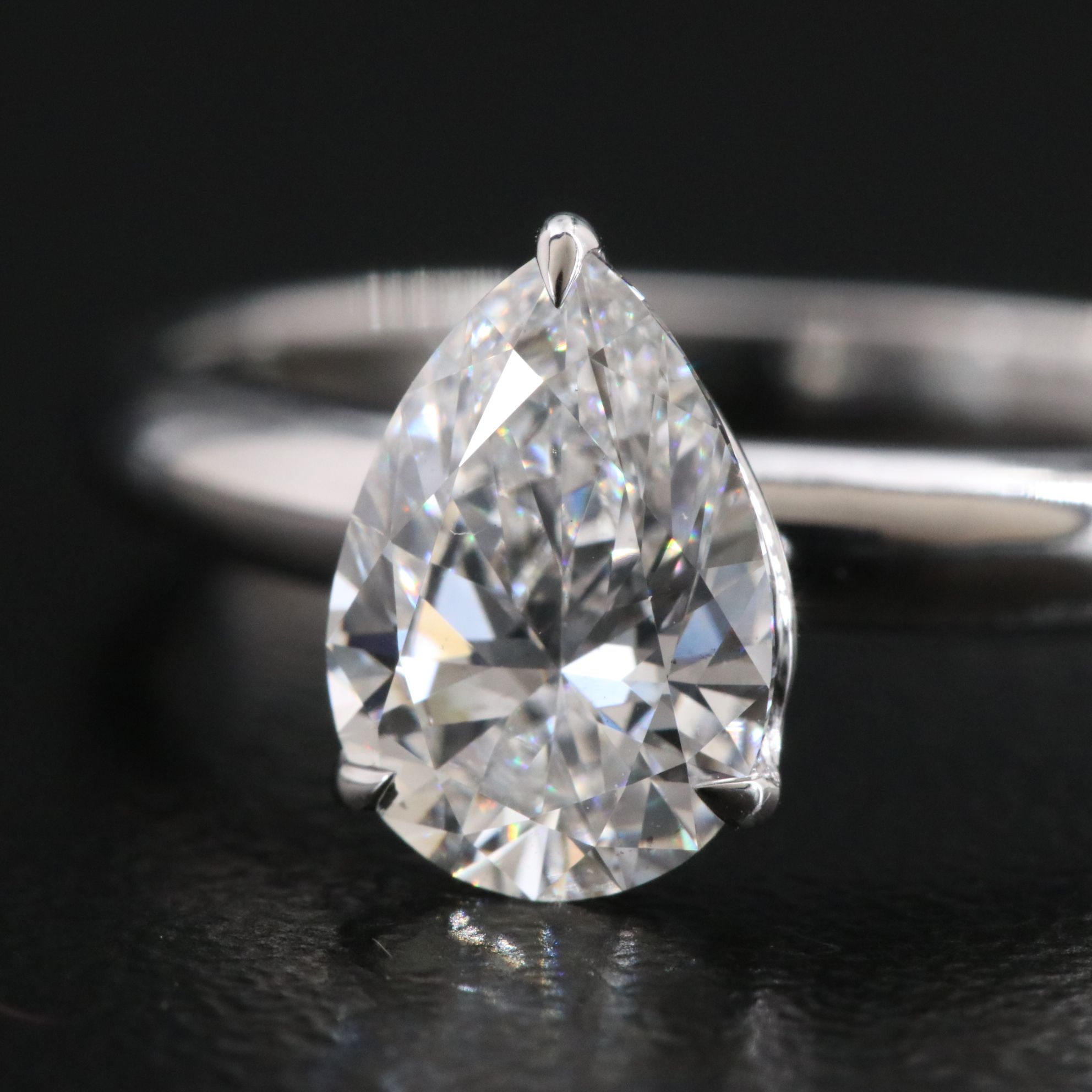 14K 1.11 CT Lab Grown Diamond Solitaire Ring