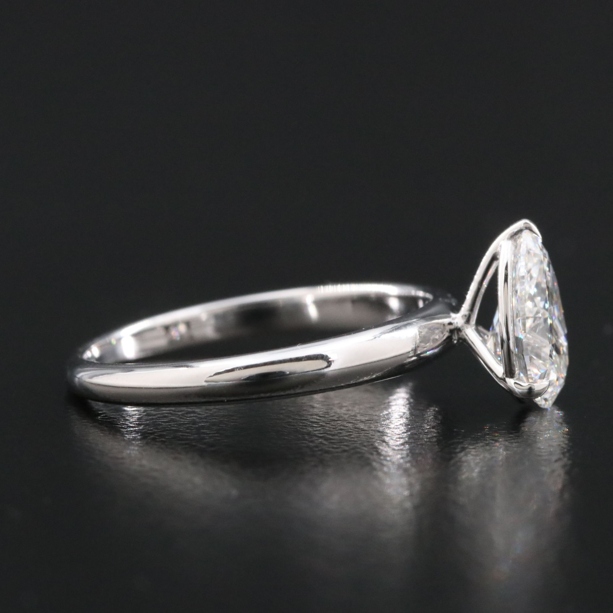 14K 1.11 CT Lab Grown Diamond Solitaire Ring