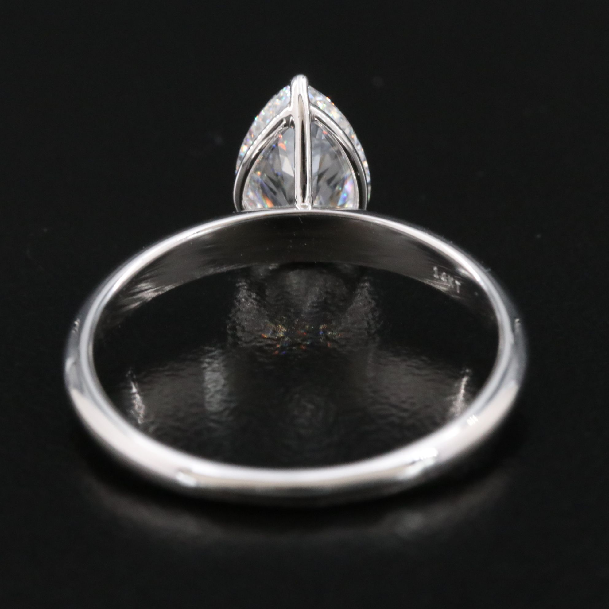 14K 1.11 CT Lab Grown Diamond Solitaire Ring