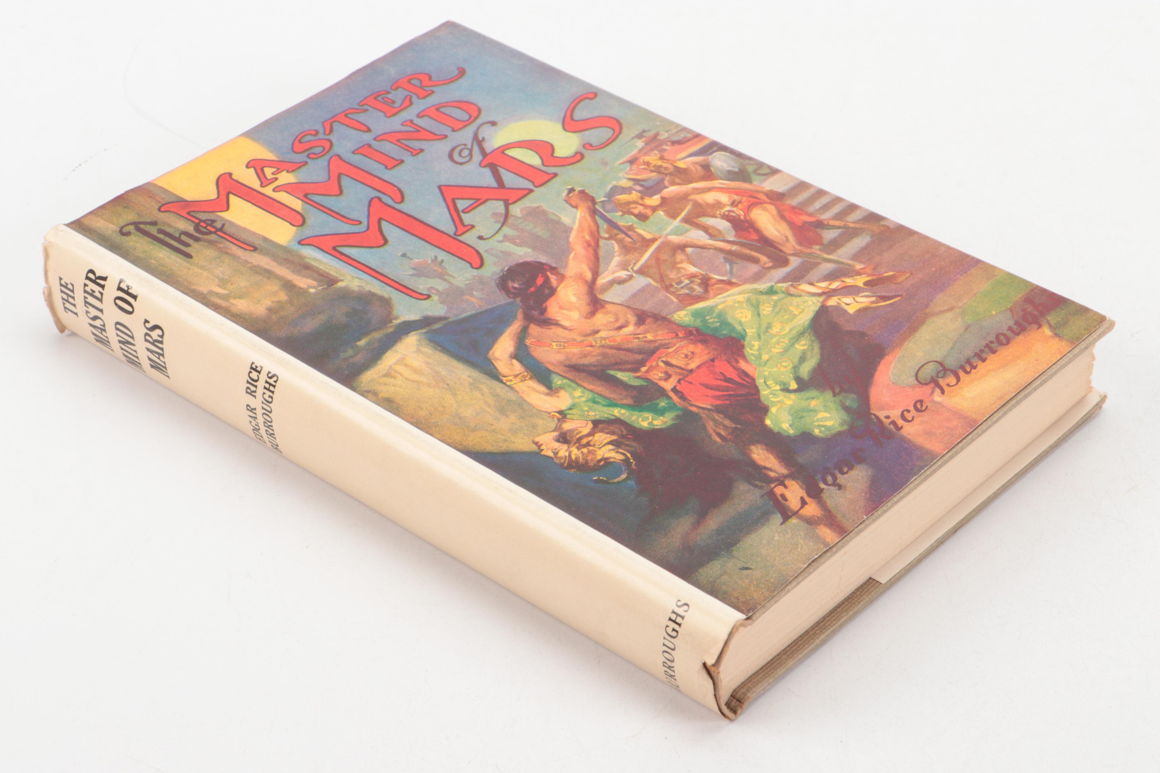 "A Princess of Mars" and More Books by Edgar Rice Burroughs, Mid-20th Century