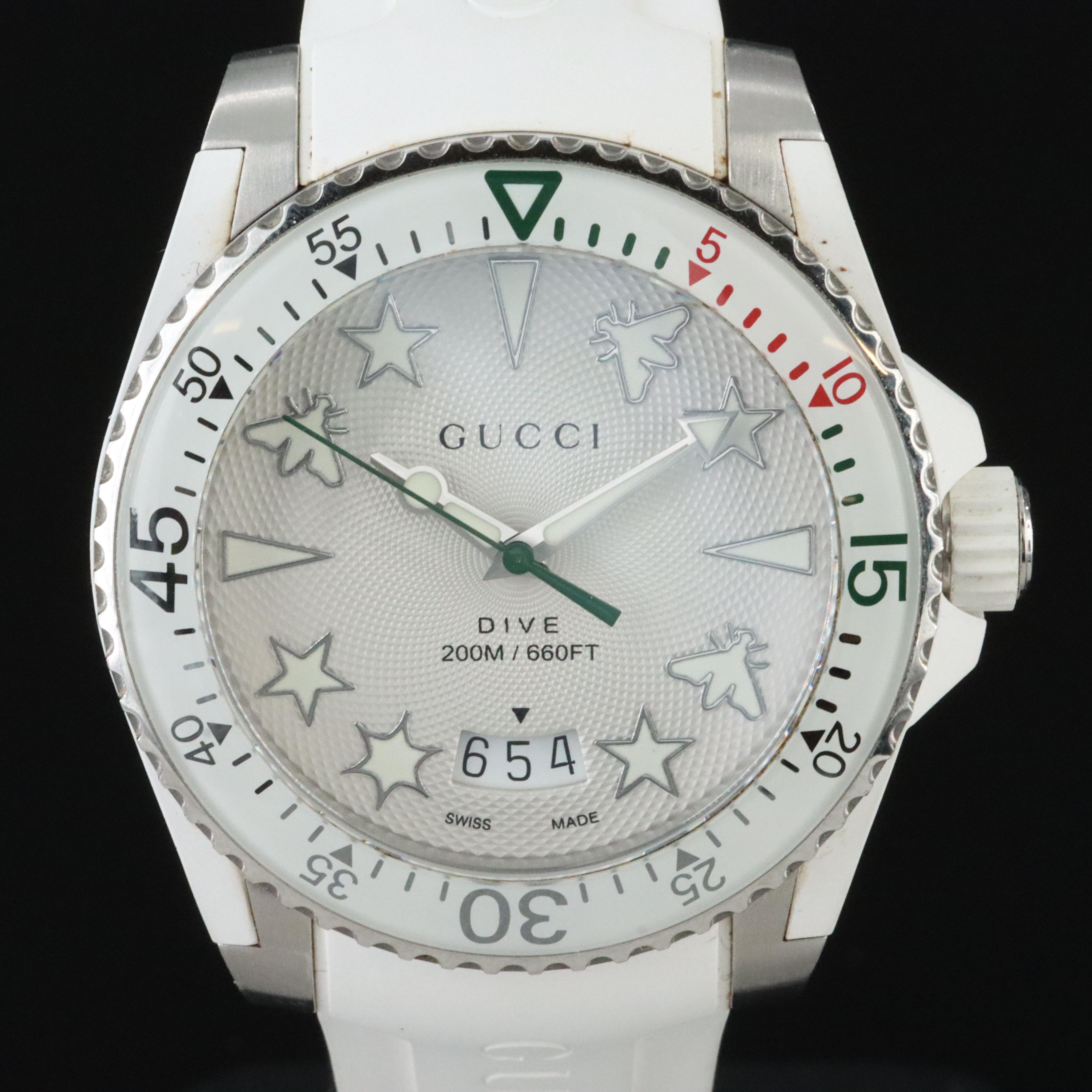 Gucci Dive 200m Date Watch