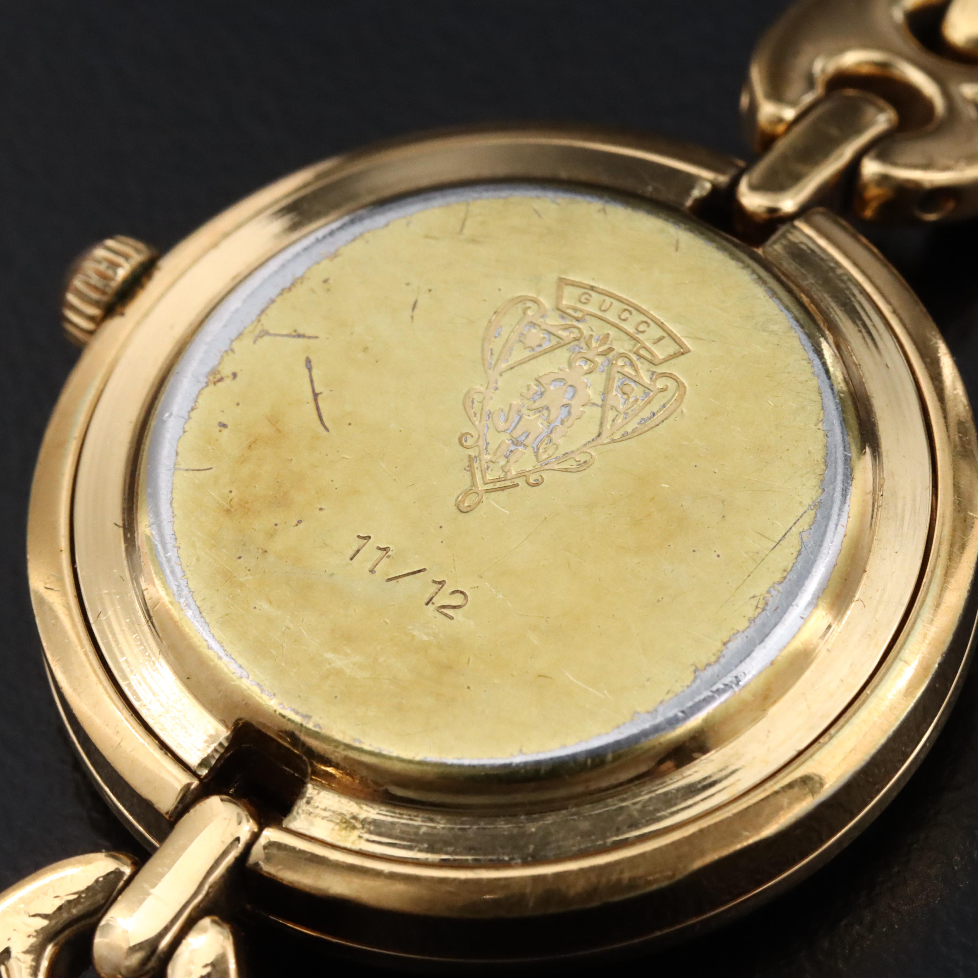 Gucci 11/12 Gold-Plated Watch