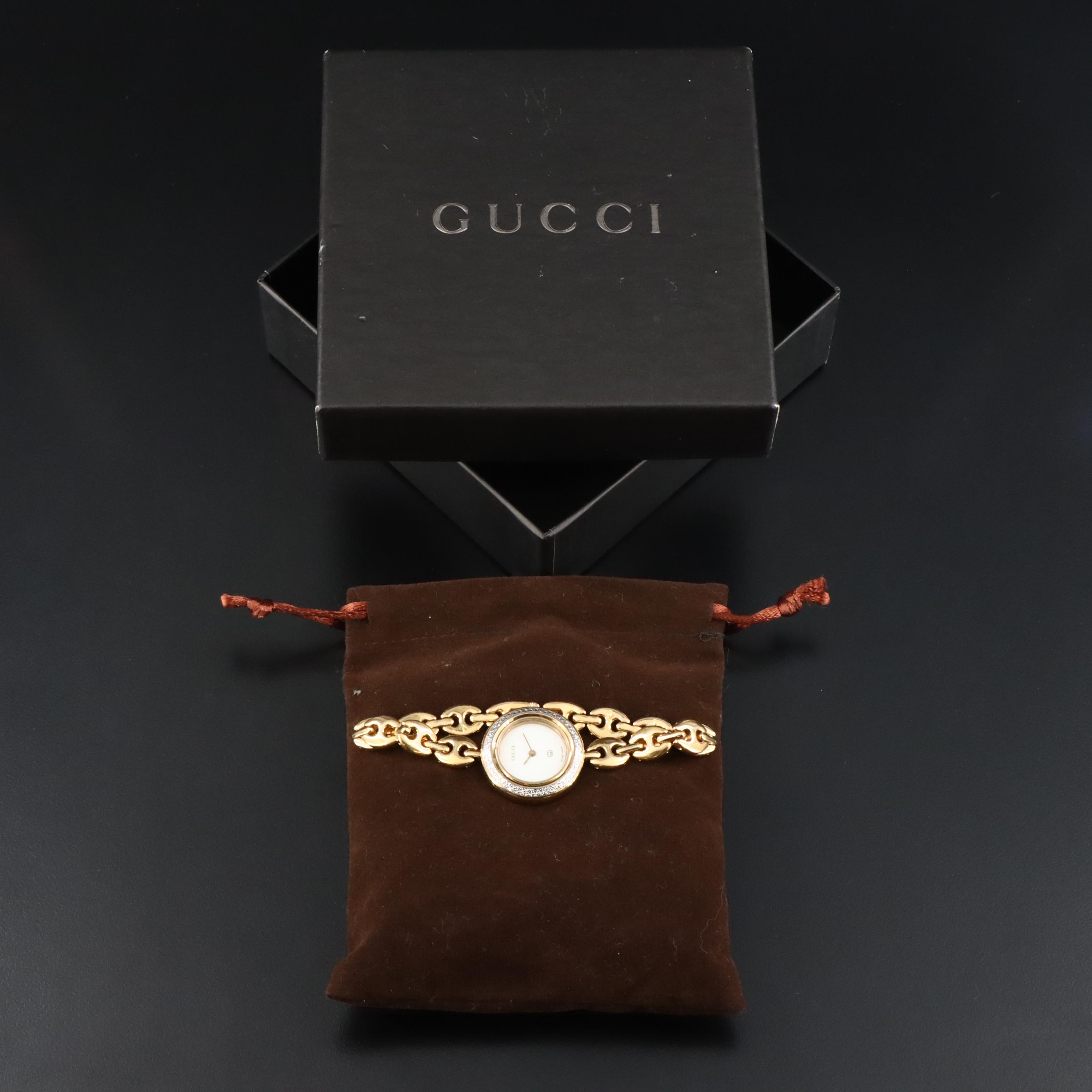 Gucci 11/12 Gold-Plated Watch