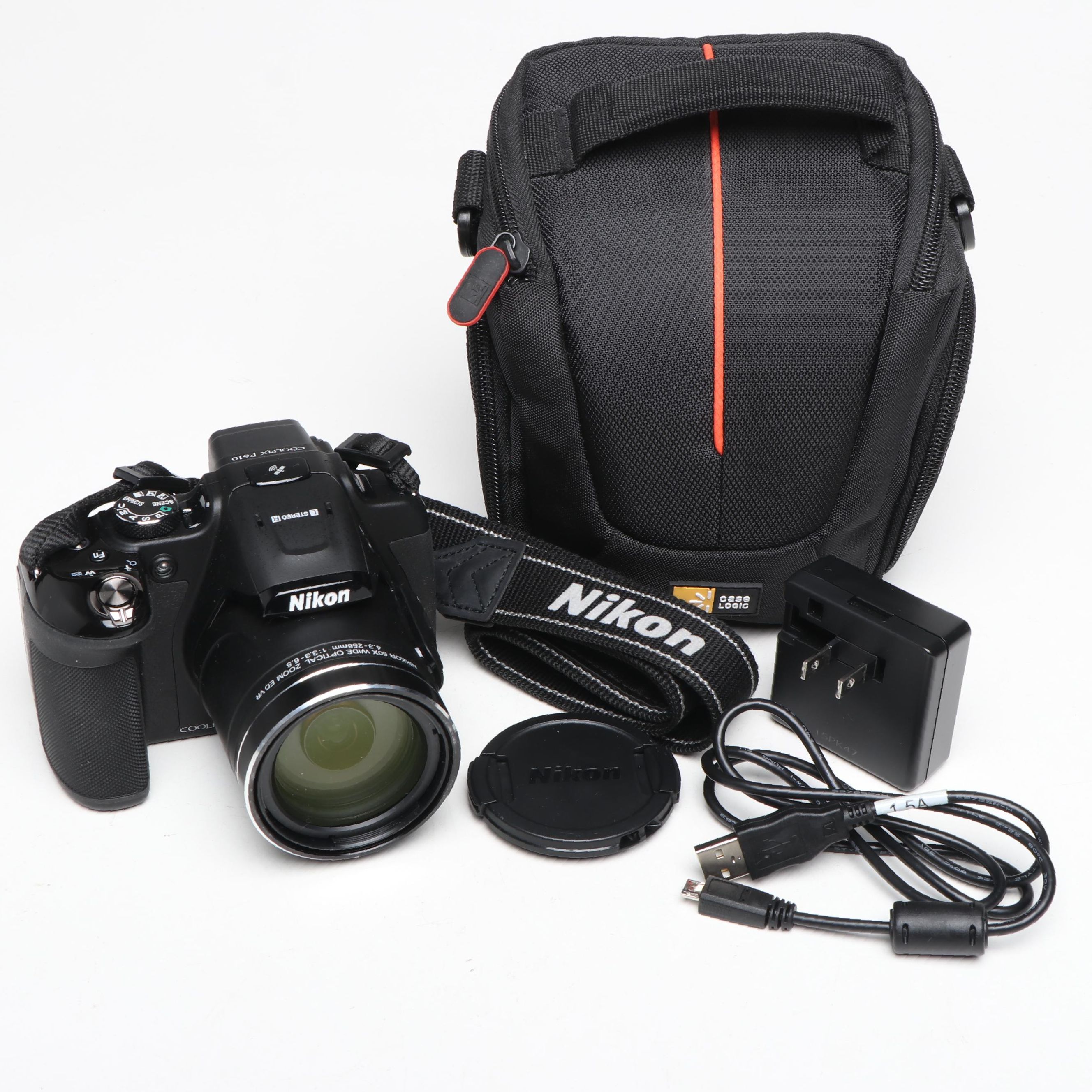 Nikon Coolpix P610 DSLR Camera with Bag and Charger