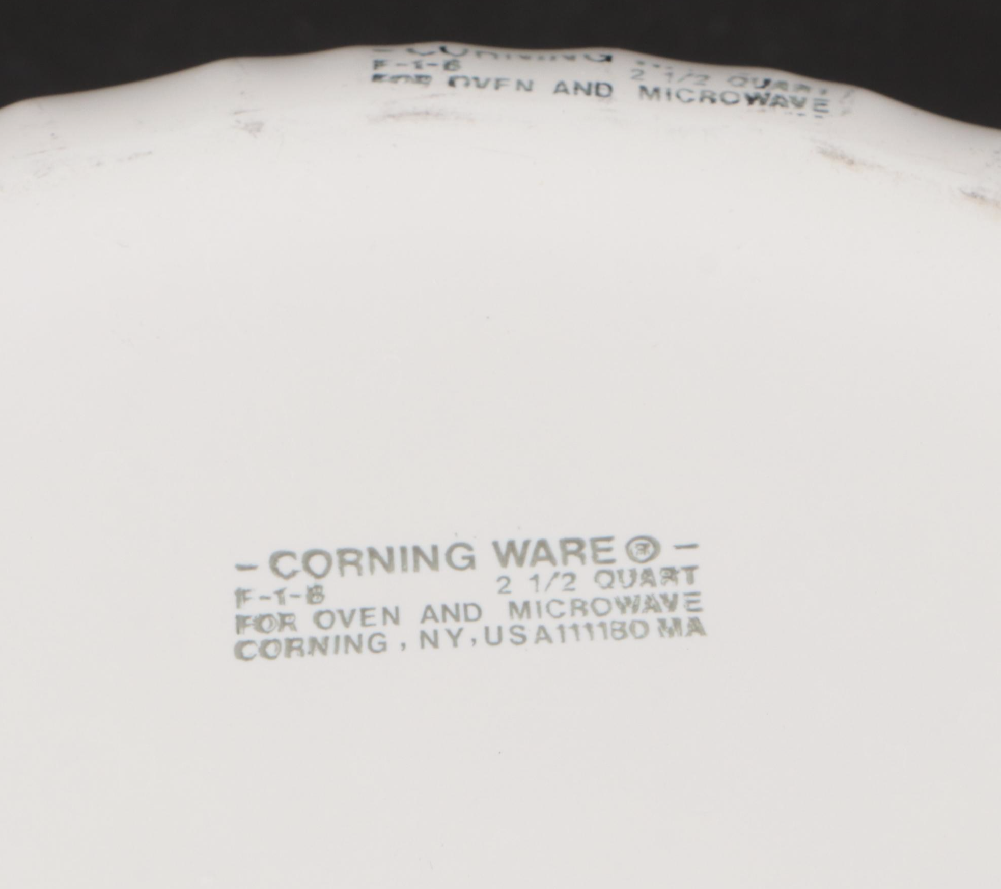 Corning Ware and Other Ceramic Baking and Casserole Dishes