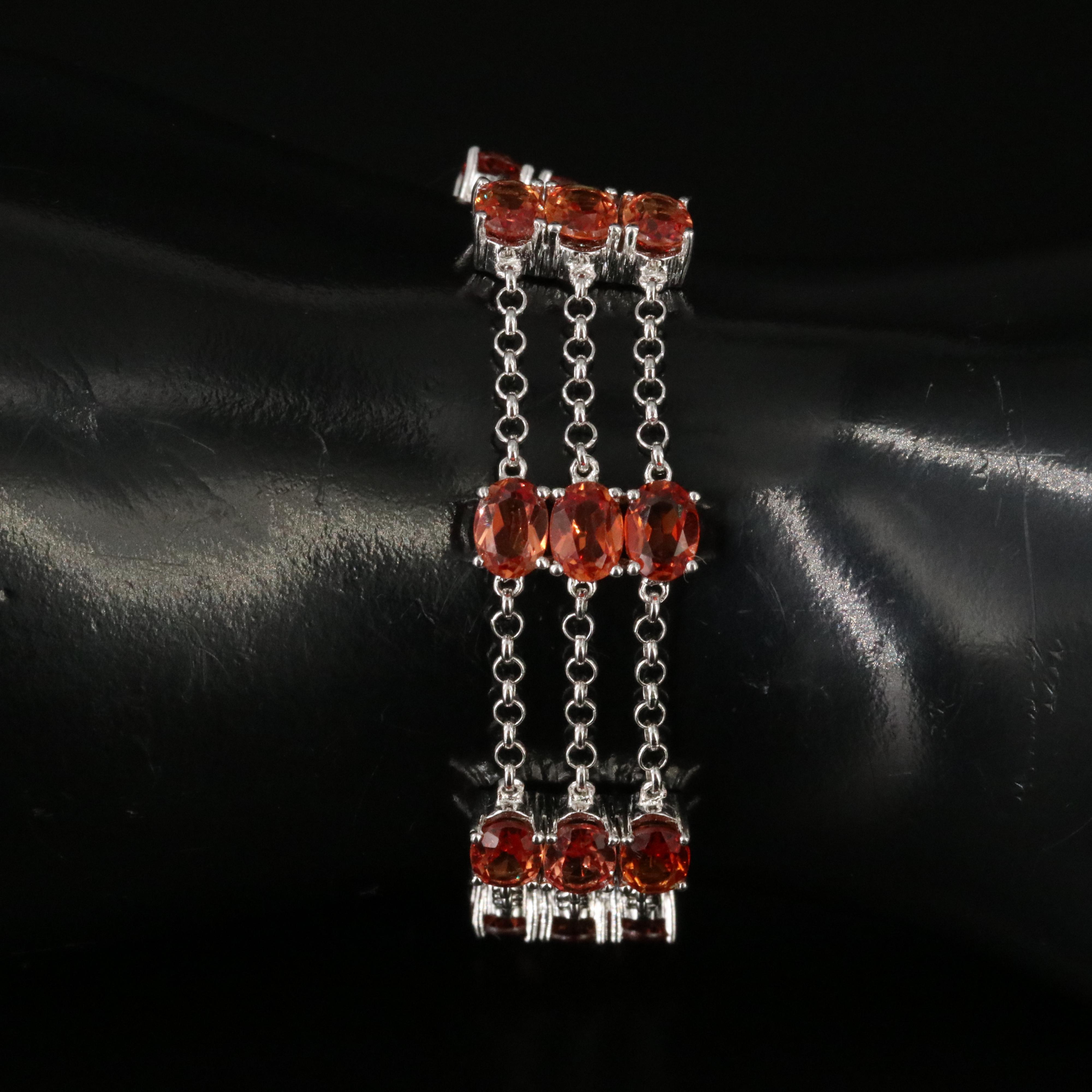 Sterling Sapphire Bracelet