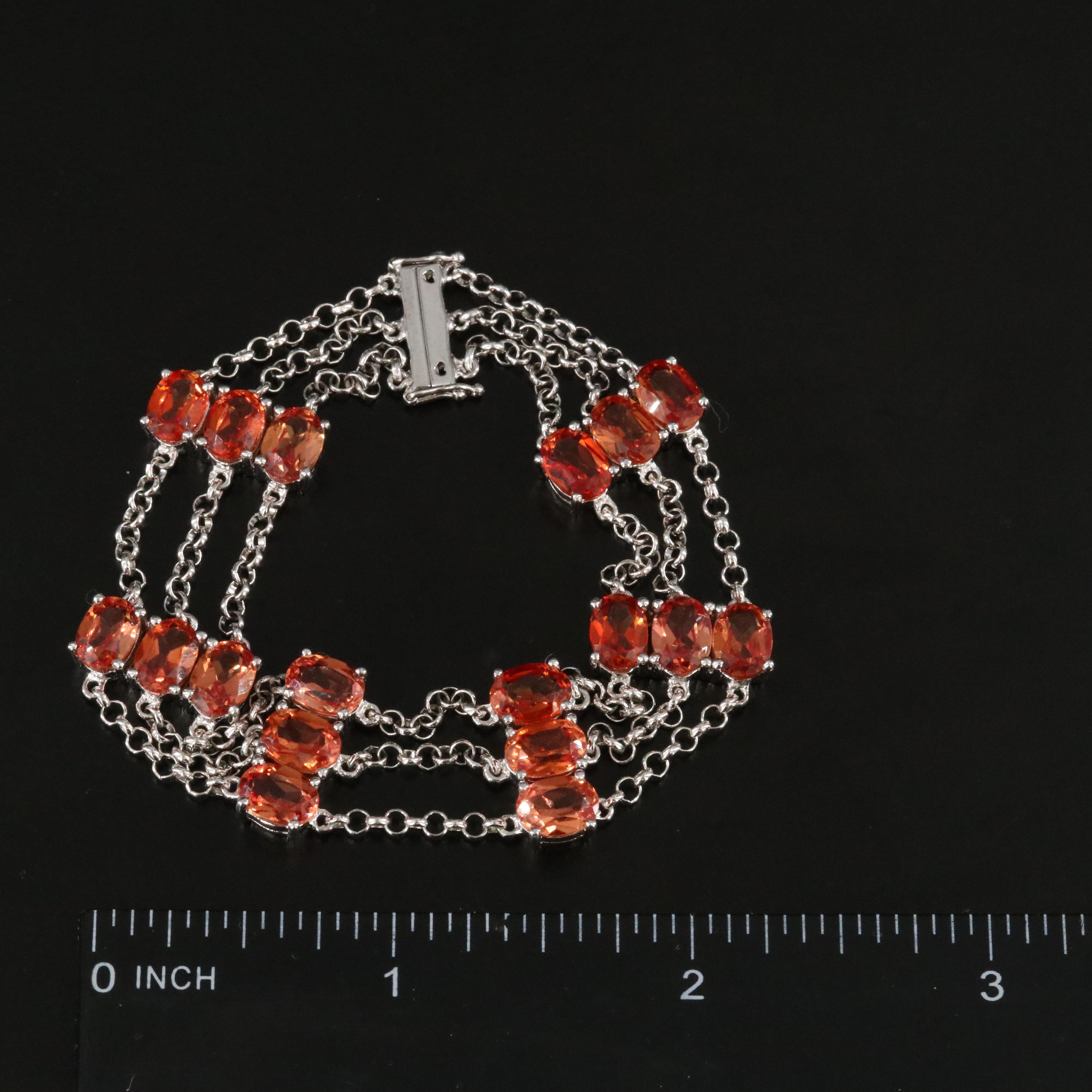 Sterling Sapphire Bracelet