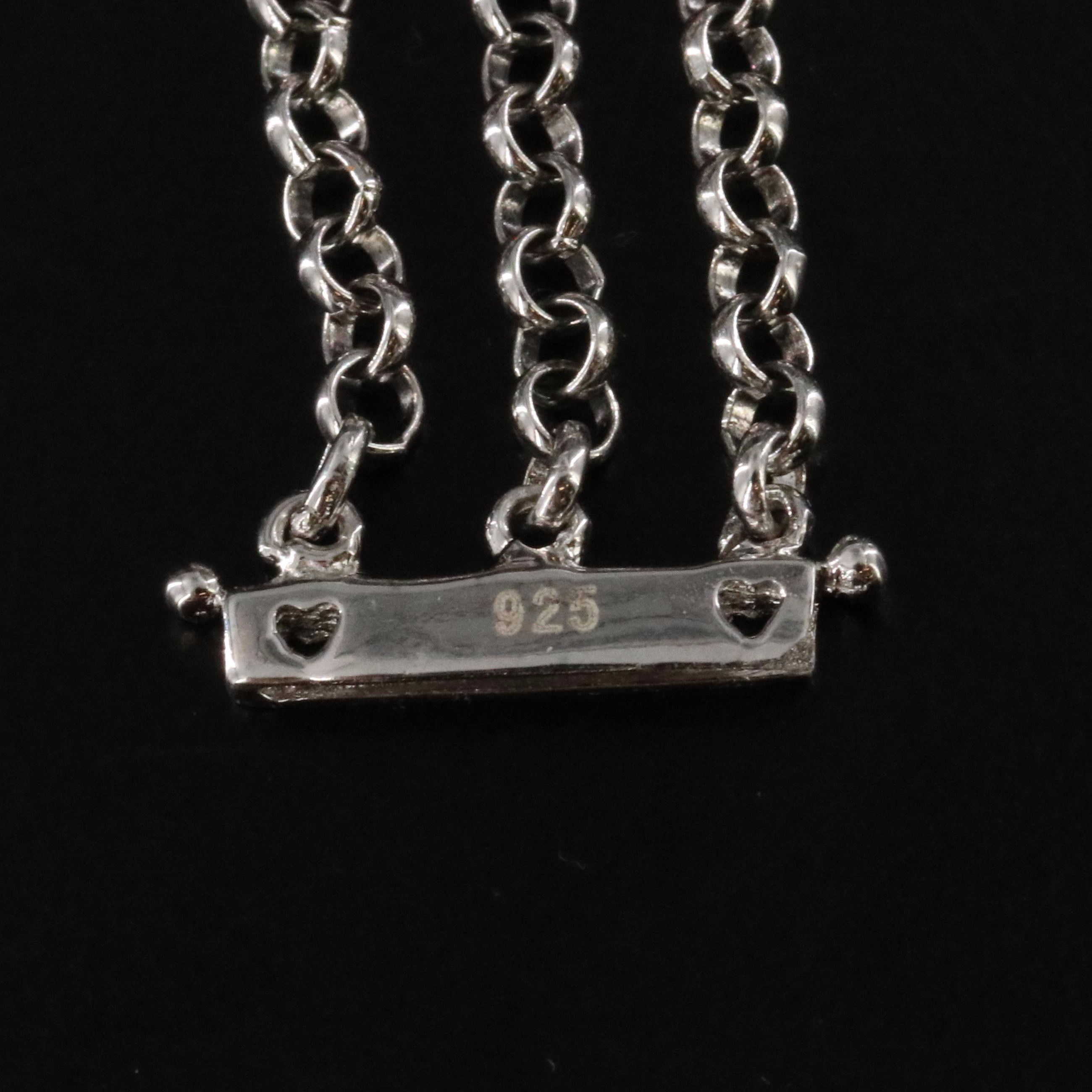 Sterling Sapphire Bracelet