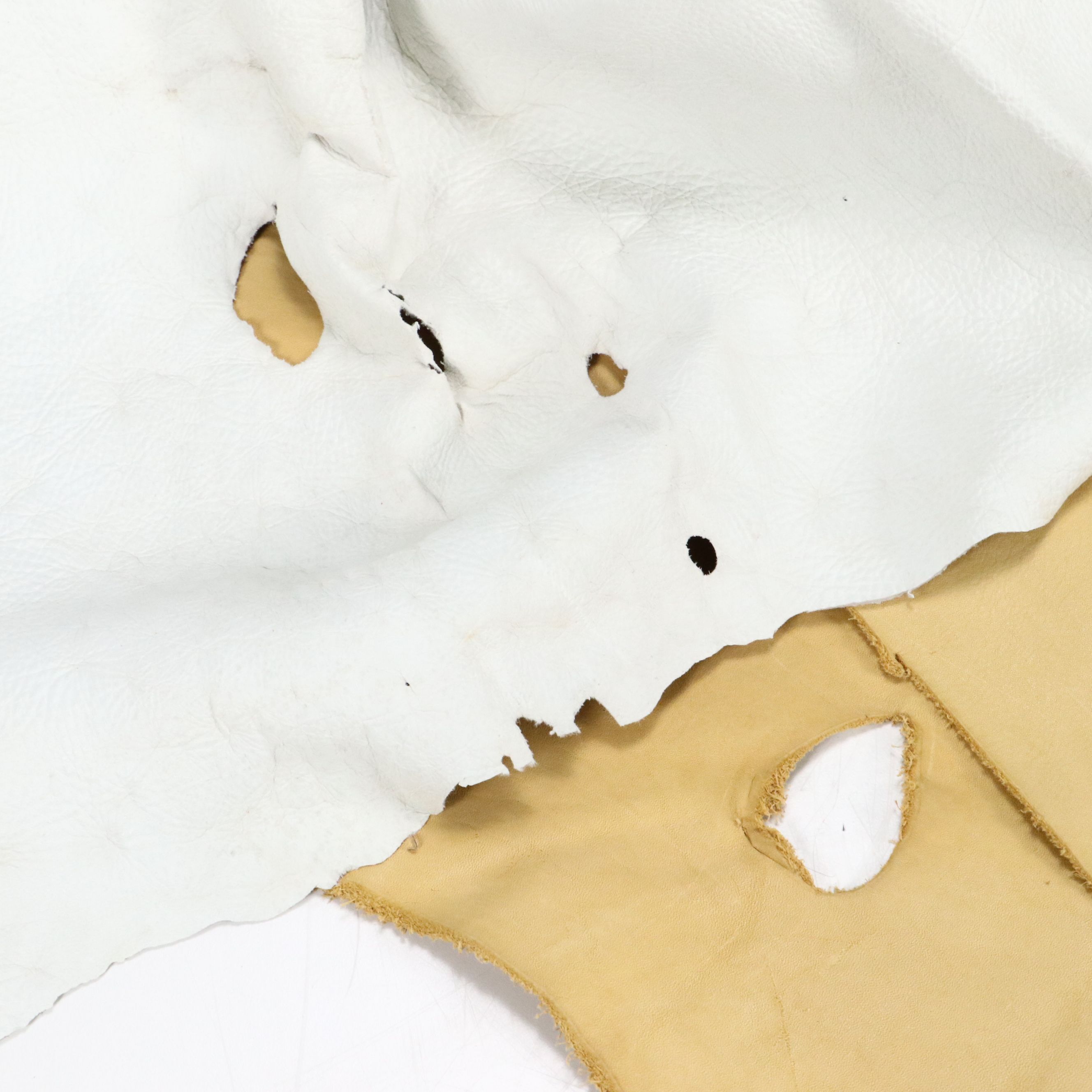 Assorted Leather Remnants and Pieces