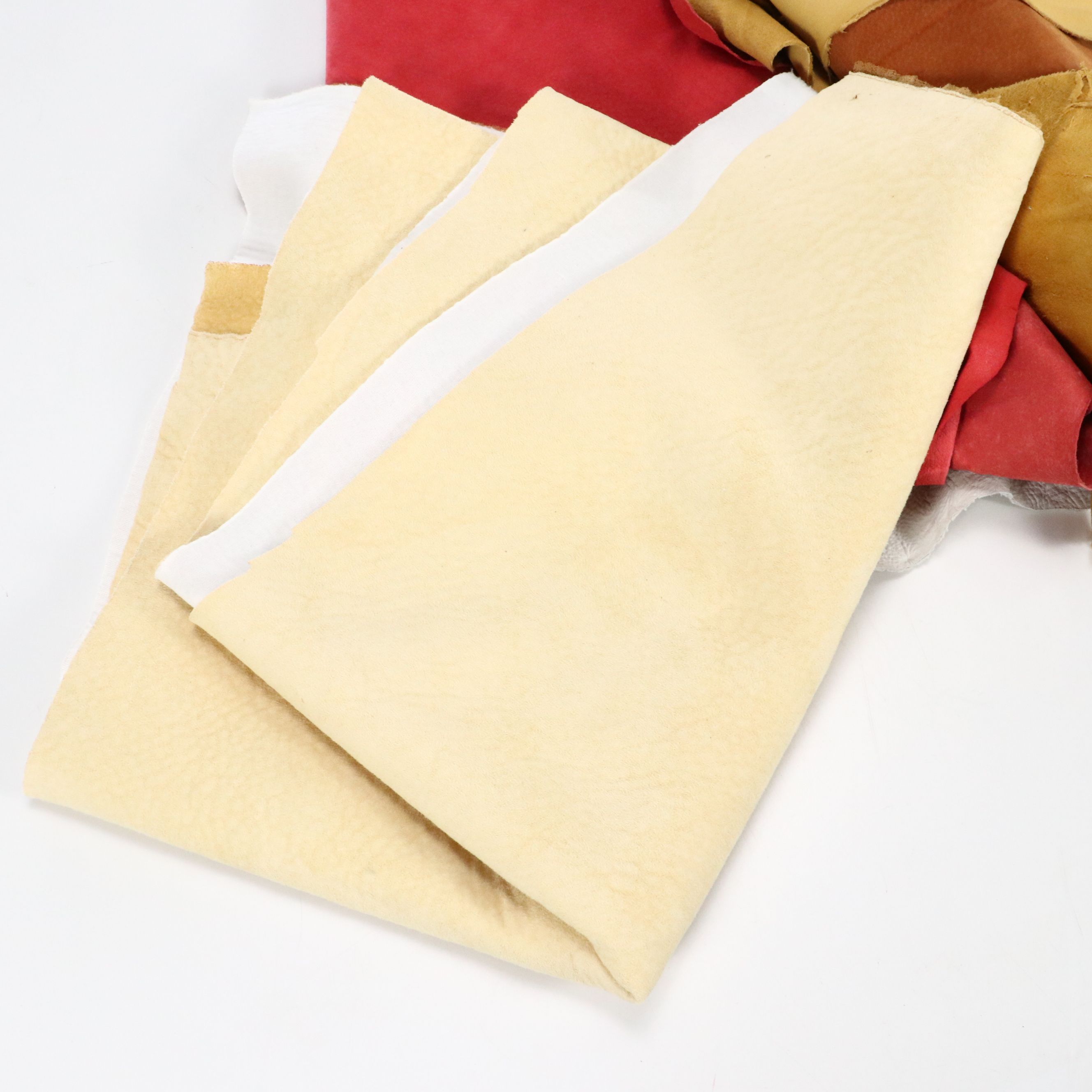 Assorted Leather Remnants and Pieces