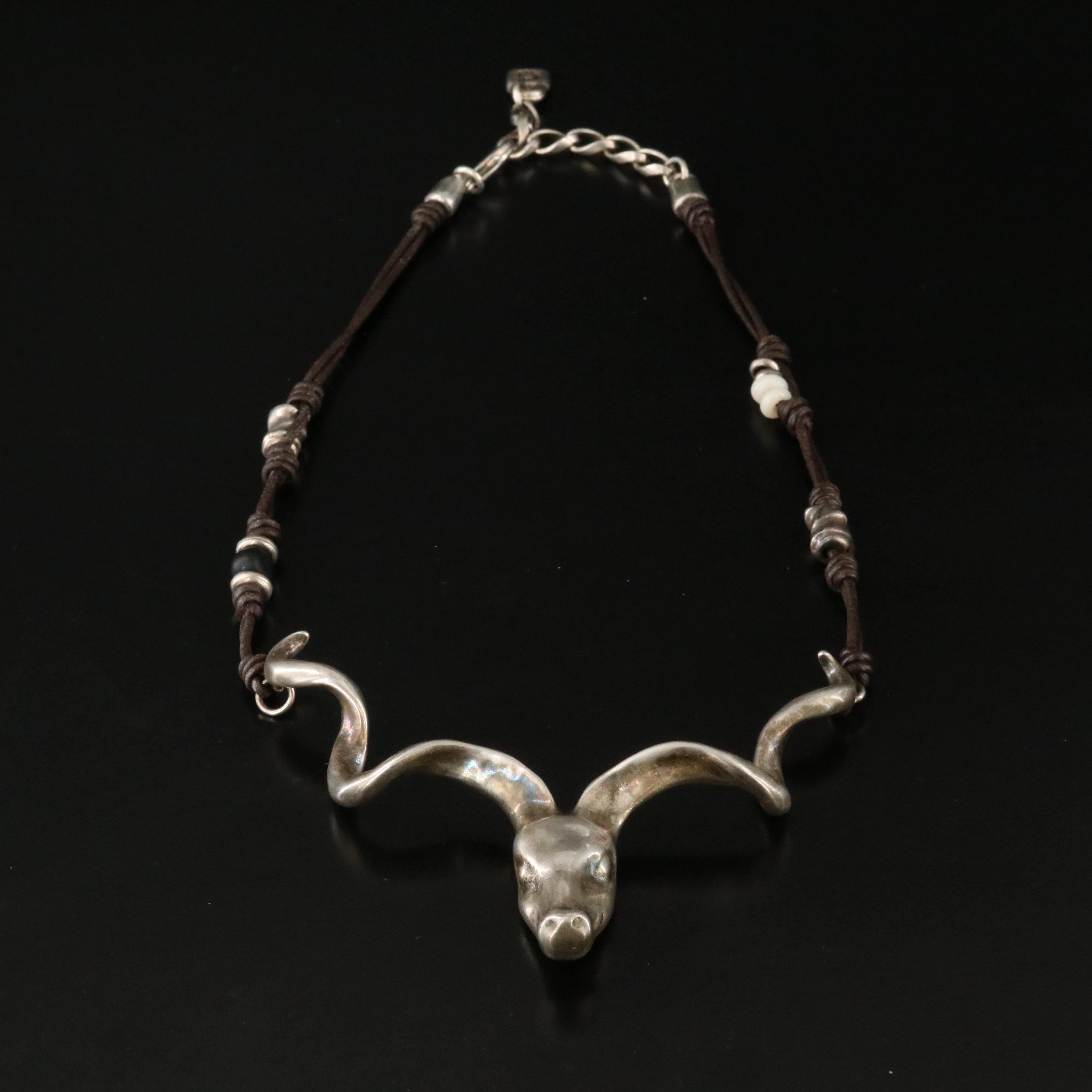 UNOde50 Antelope Necklace and Panel Bracelet