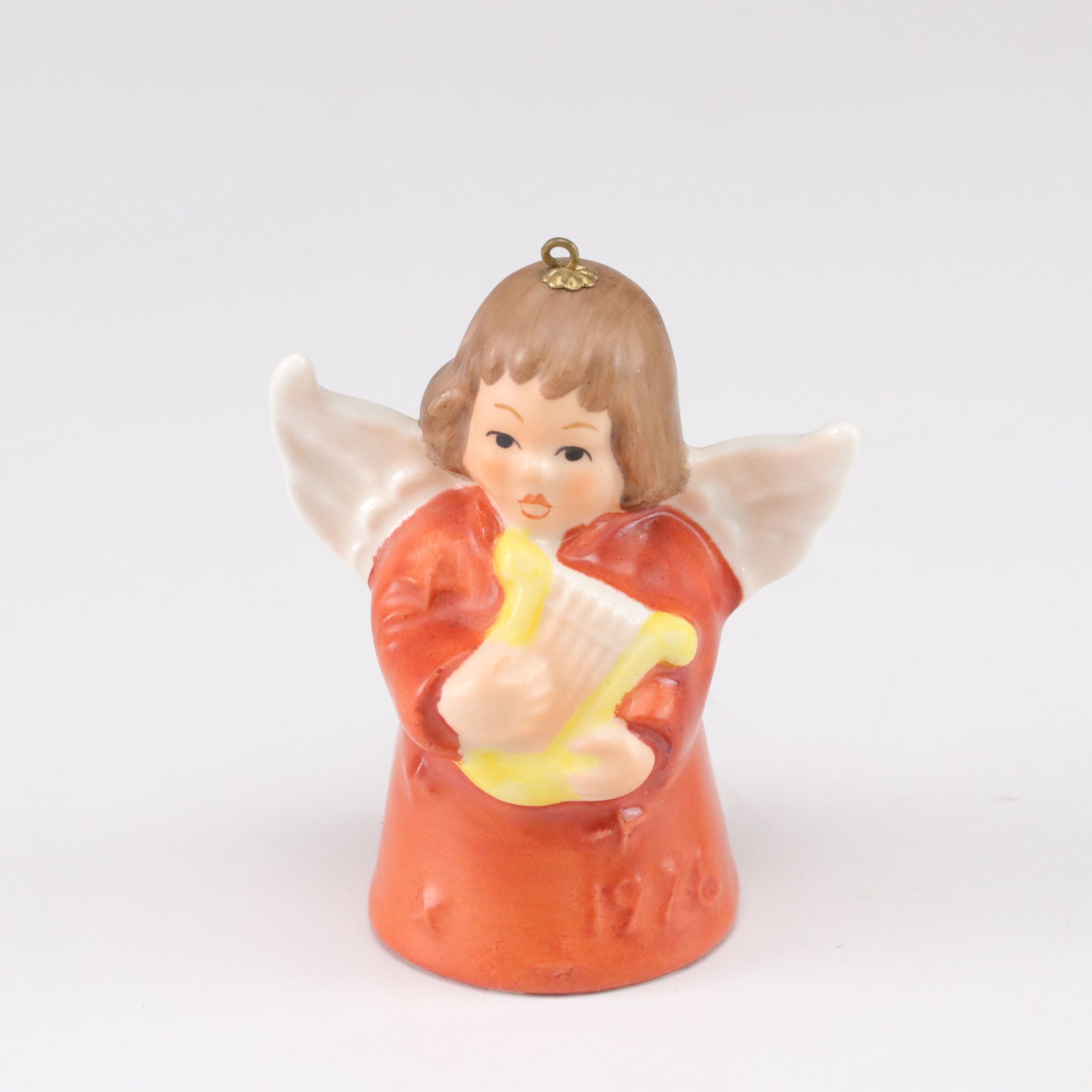 Goebel Porcelain "St. Joseph" and "Flight Into Egypt" with Angel Bell Ornament