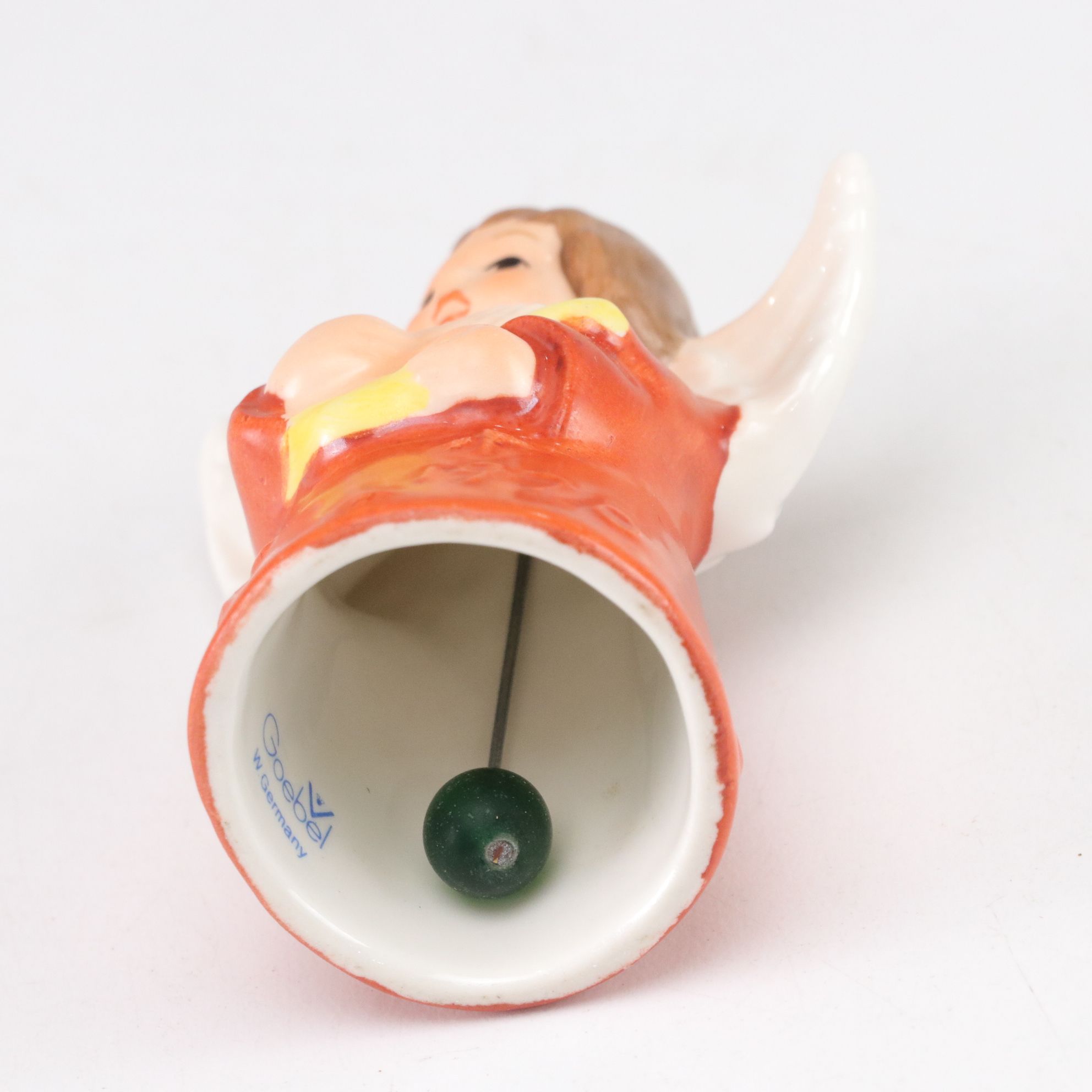 Goebel Porcelain "St. Joseph" and "Flight Into Egypt" with Angel Bell Ornament