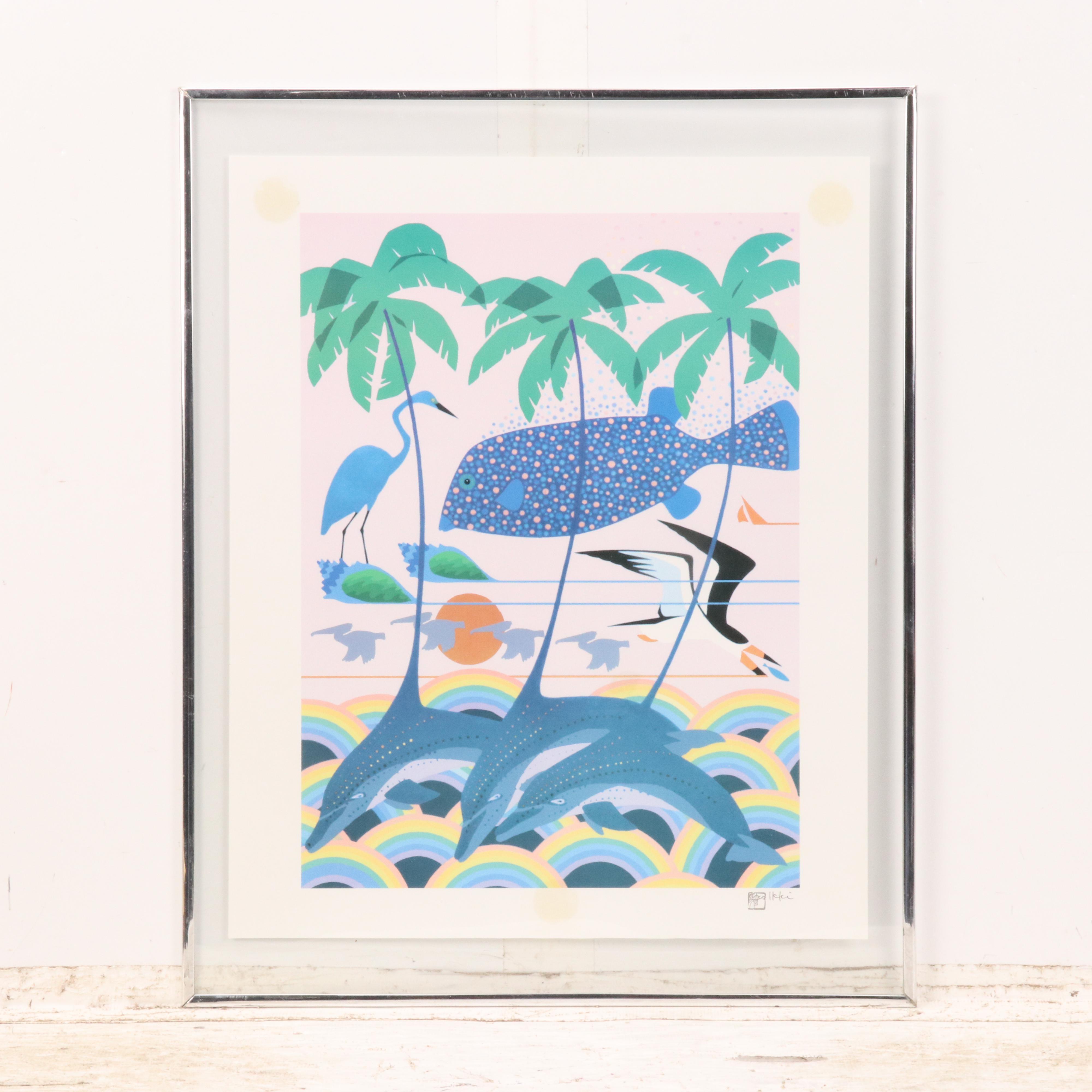 Floridian Wildlife Offset Lithographs After Ikki Matsumoto