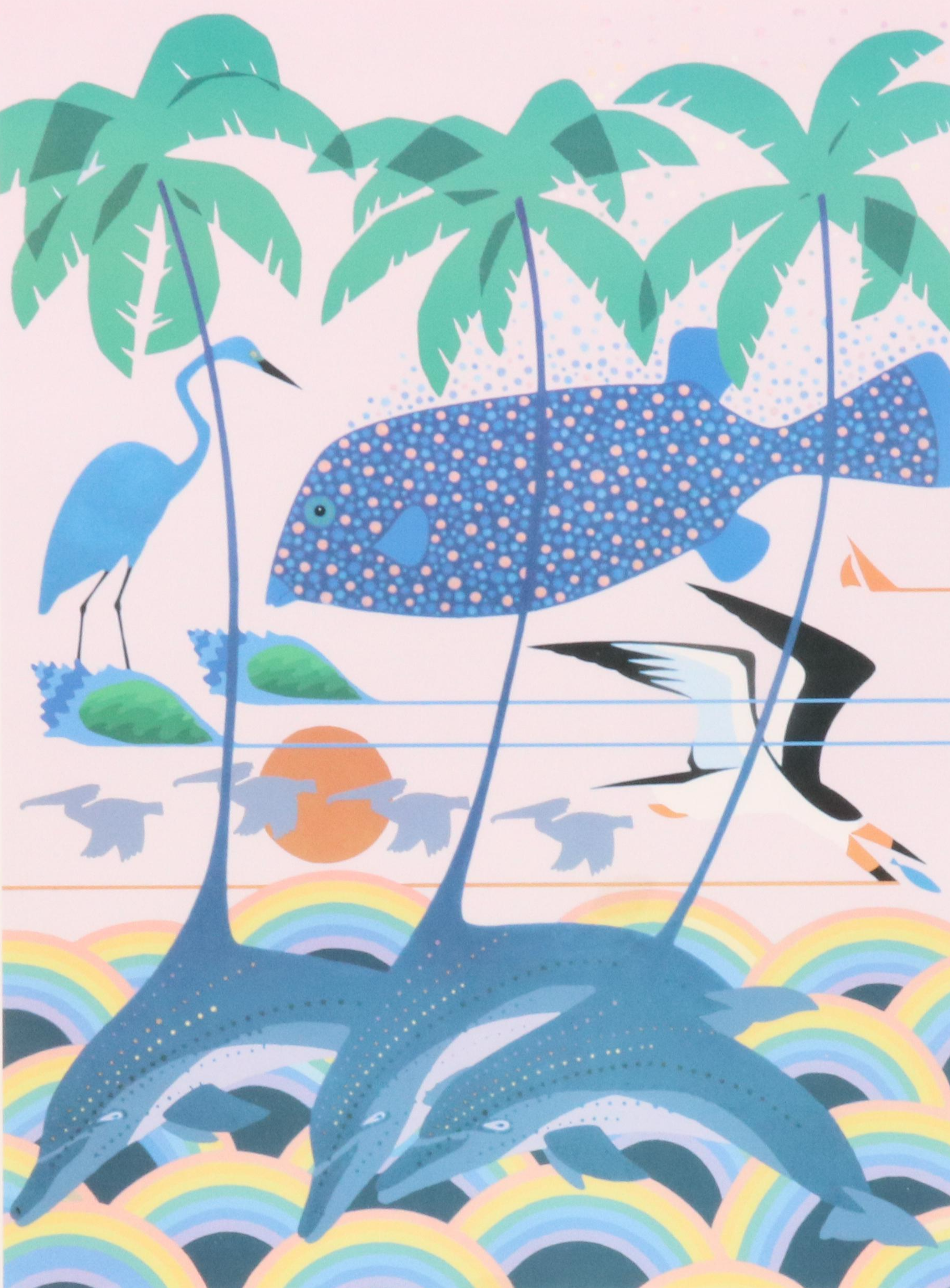 Floridian Wildlife Offset Lithographs After Ikki Matsumoto