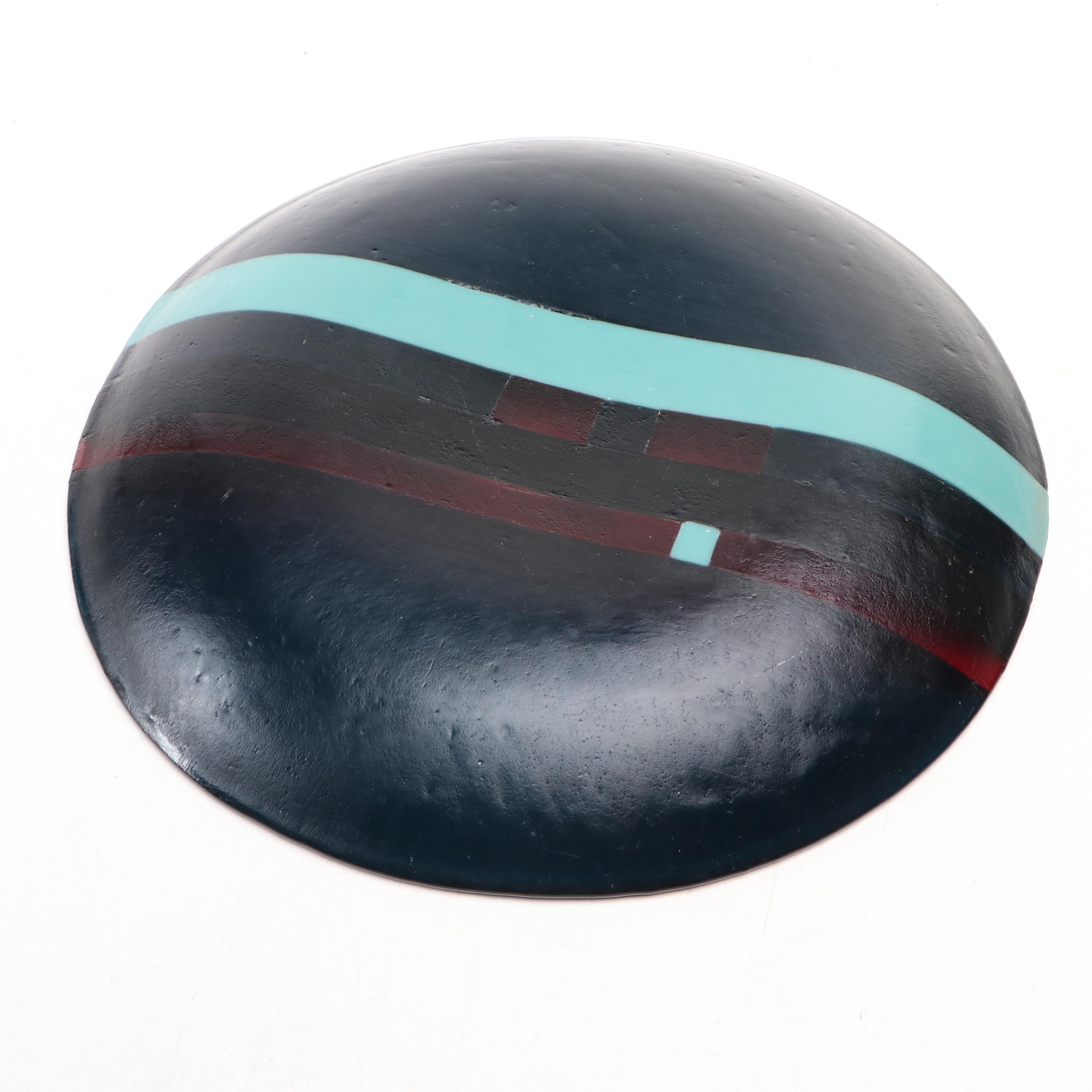 Fused Art Glass Charger and Dish