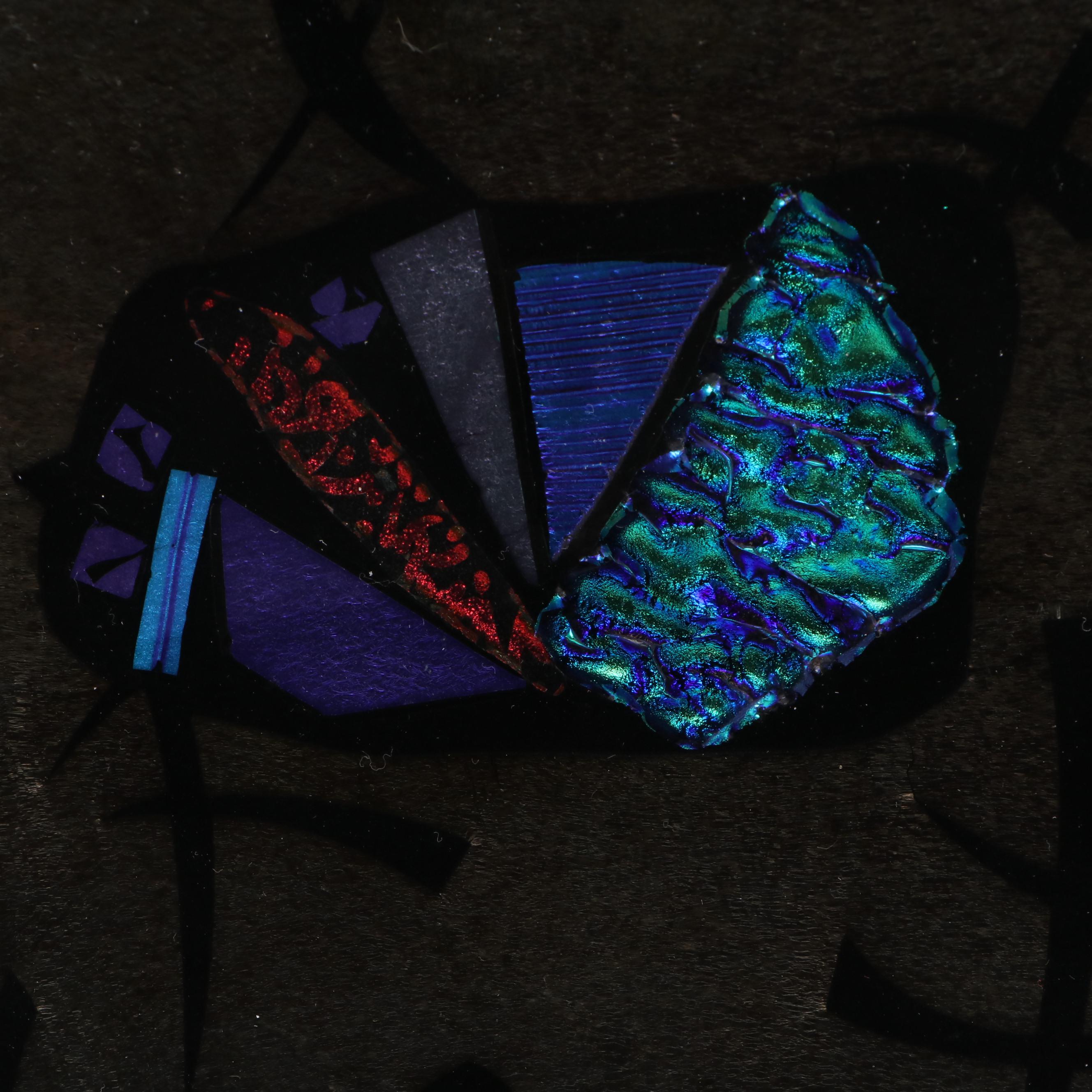 Fused Art Glass Charger and Dish