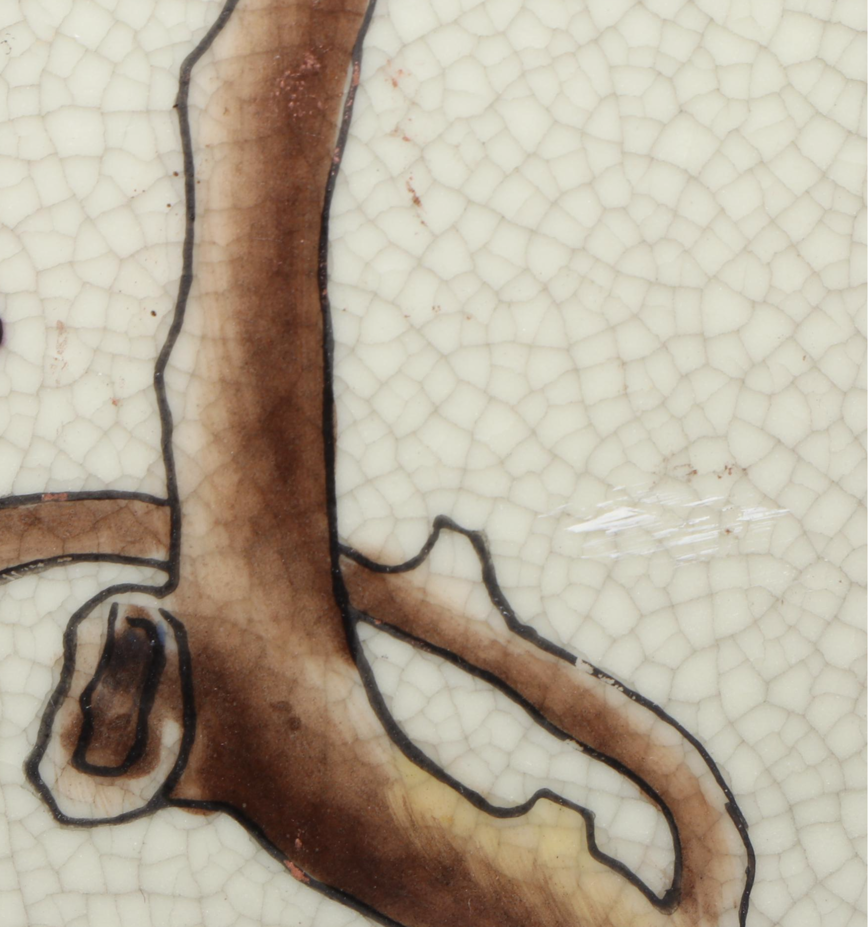 Chinese Plum Blossom and Peacock Porcelain Vase