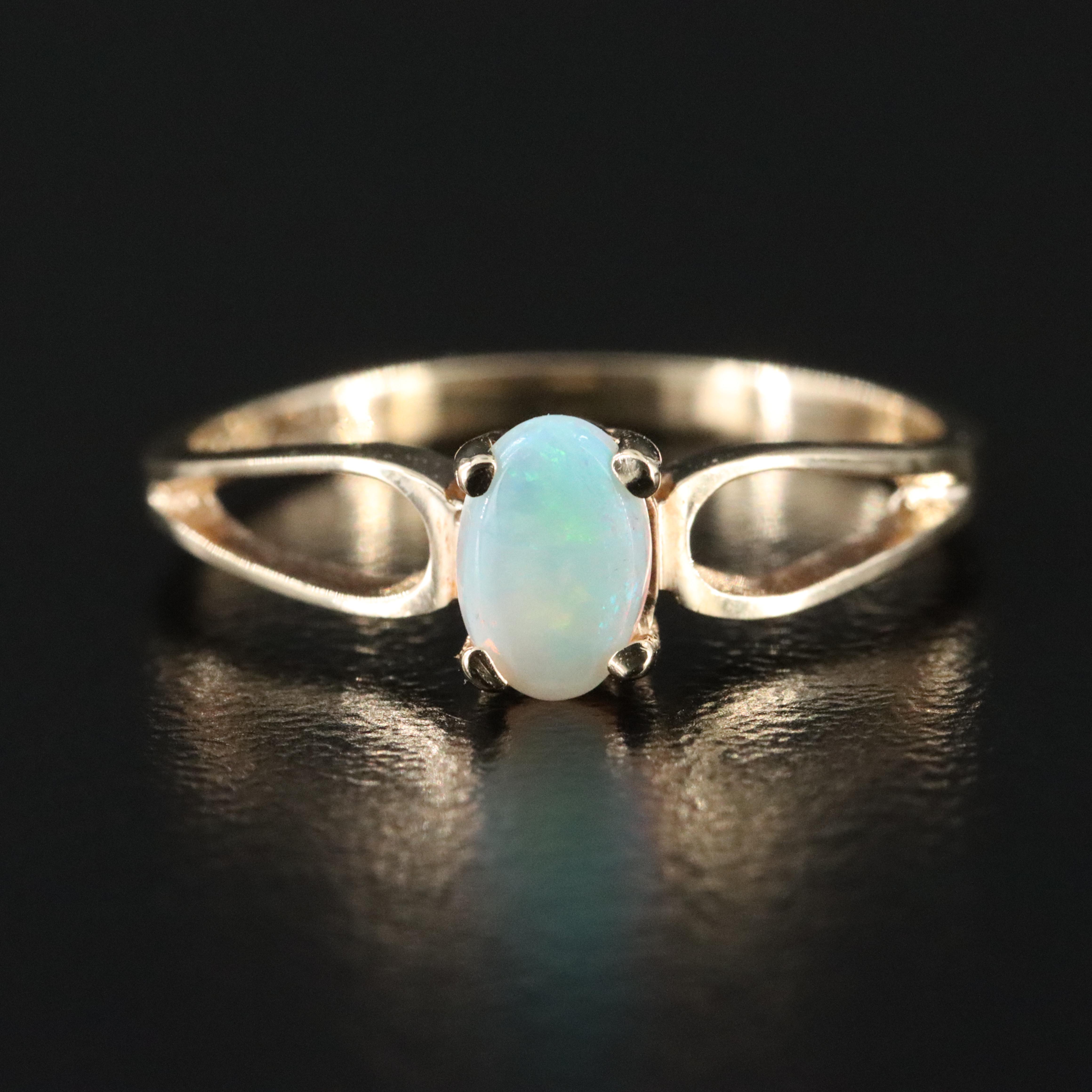 10K Opal Ring