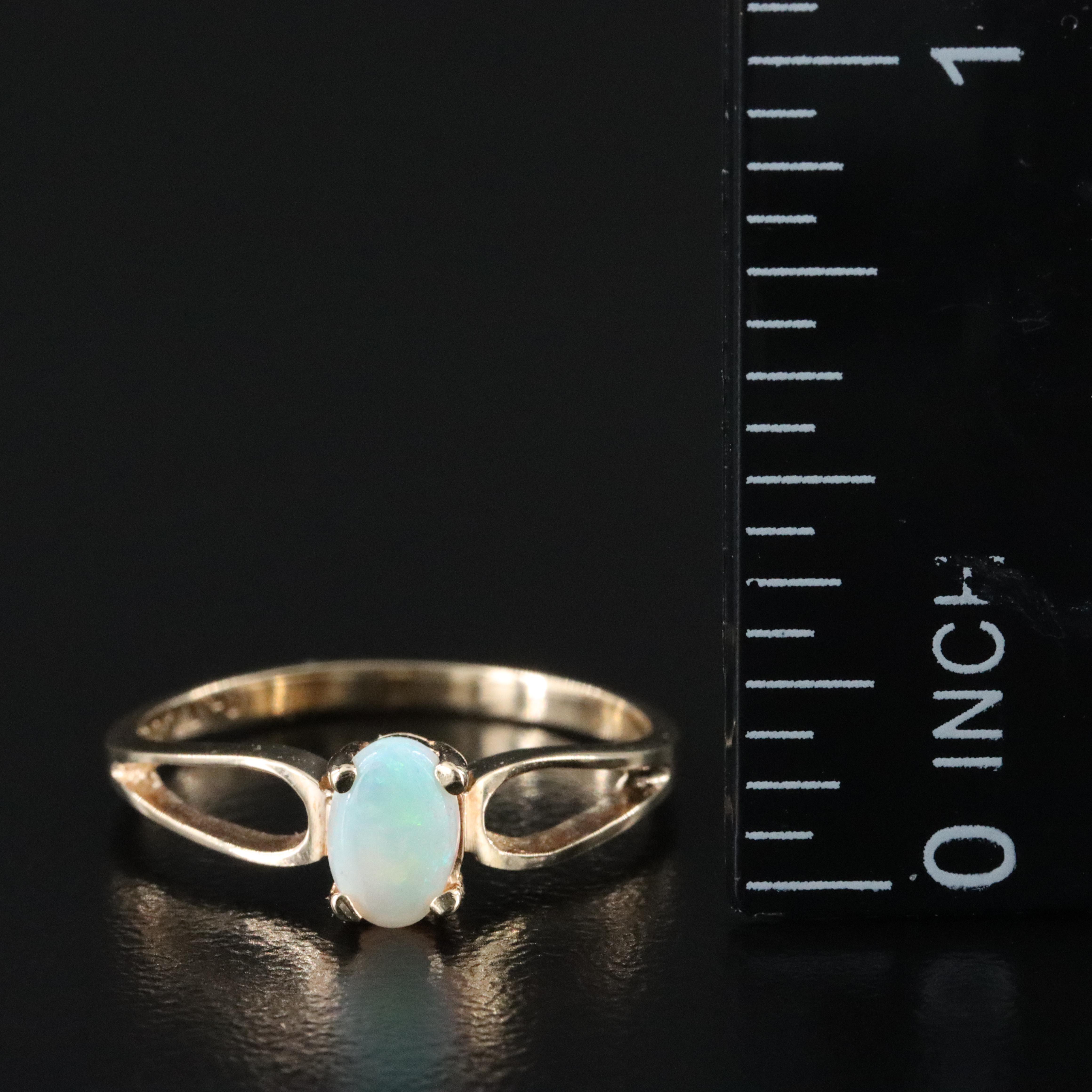 10K Opal Ring